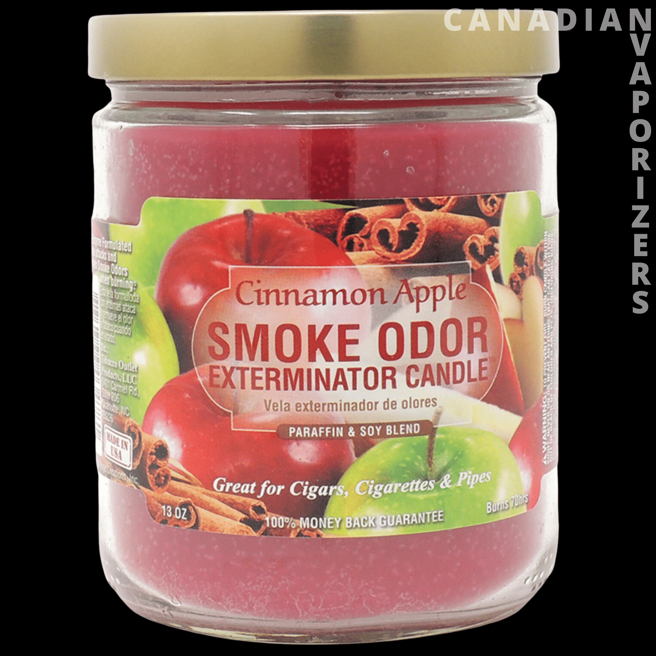 Smoke Odor 13oz Cinnamon Apple Candle