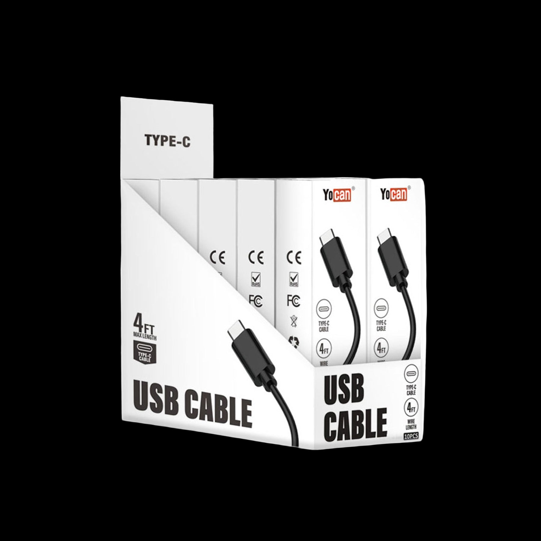 USB Type-C Cable (Display of 10)