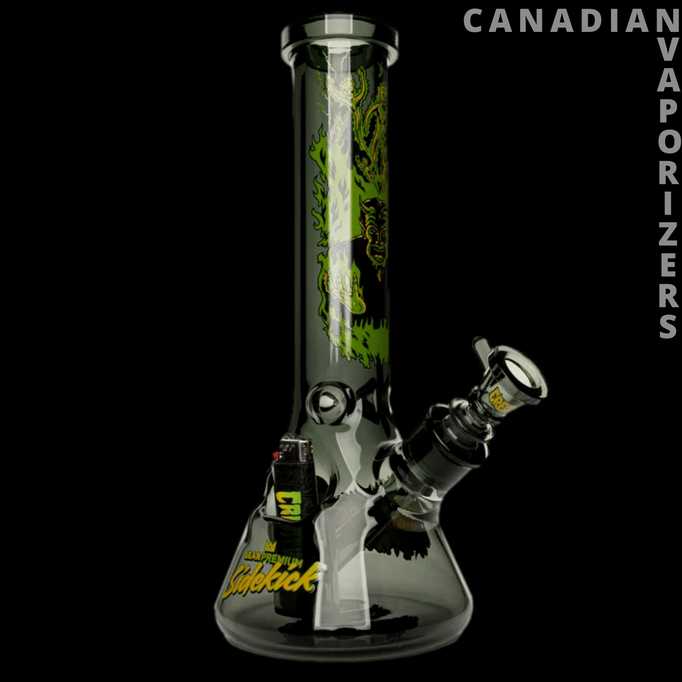 Gear Premium 12" 7mm Thick Hell Sidekick Water Pipe (Limited Edition of 420)