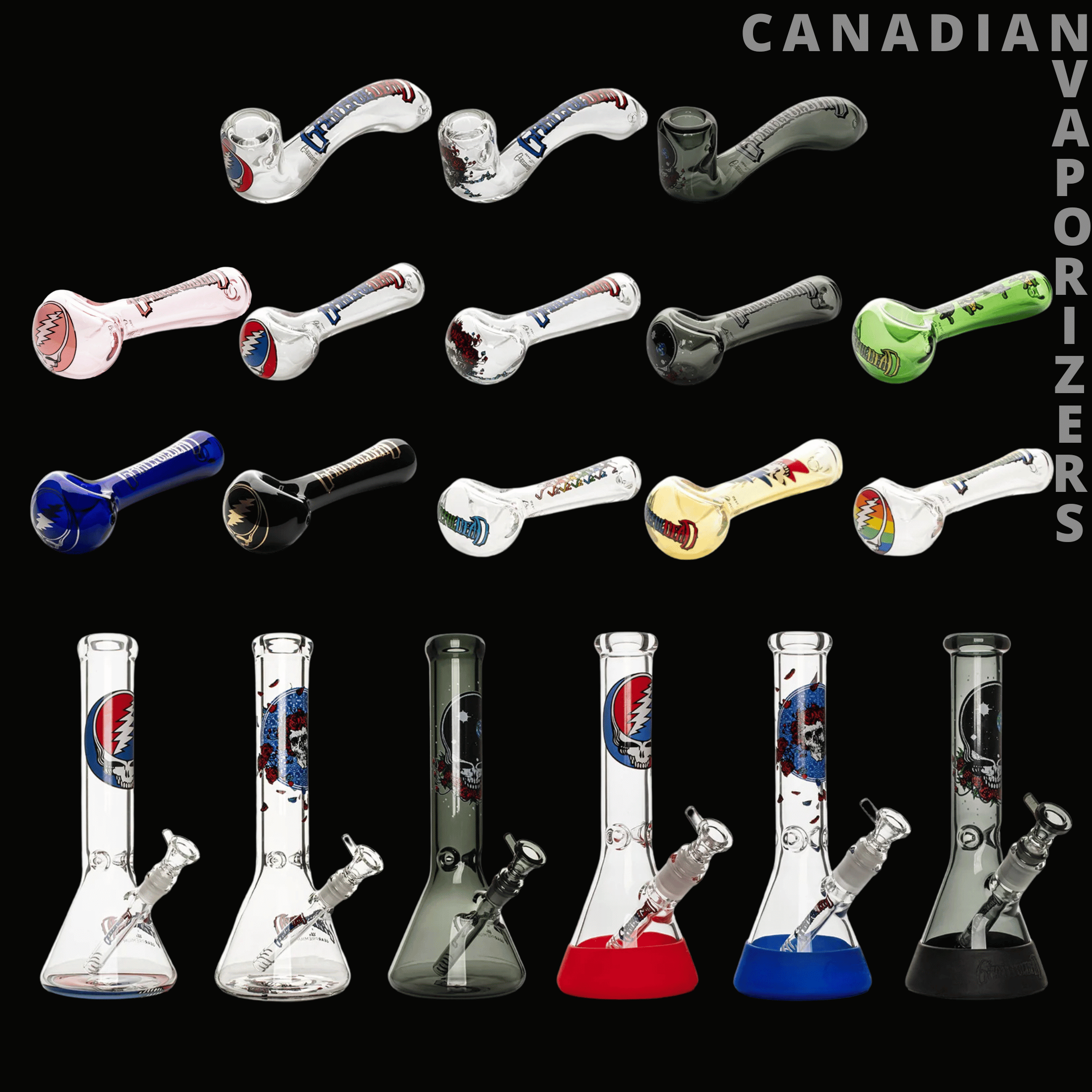 Grateful Dead Weed Pipe + Bong Bundle