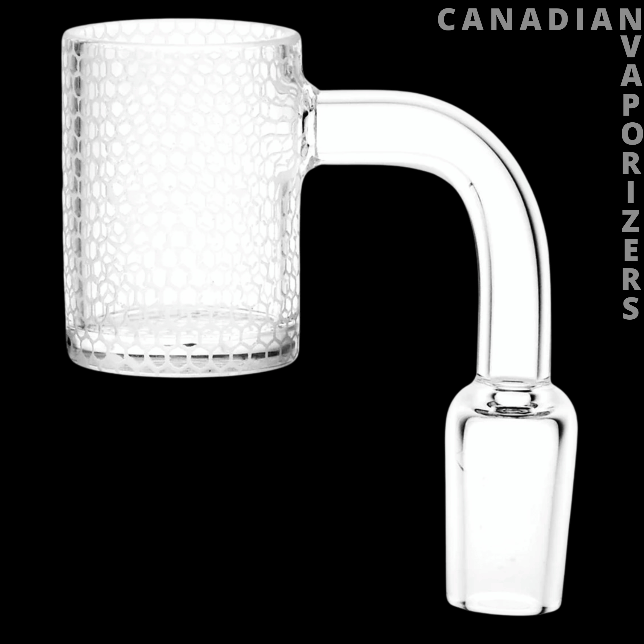 Infinite Honeycomb Etched Quartz Banger - 14mm M