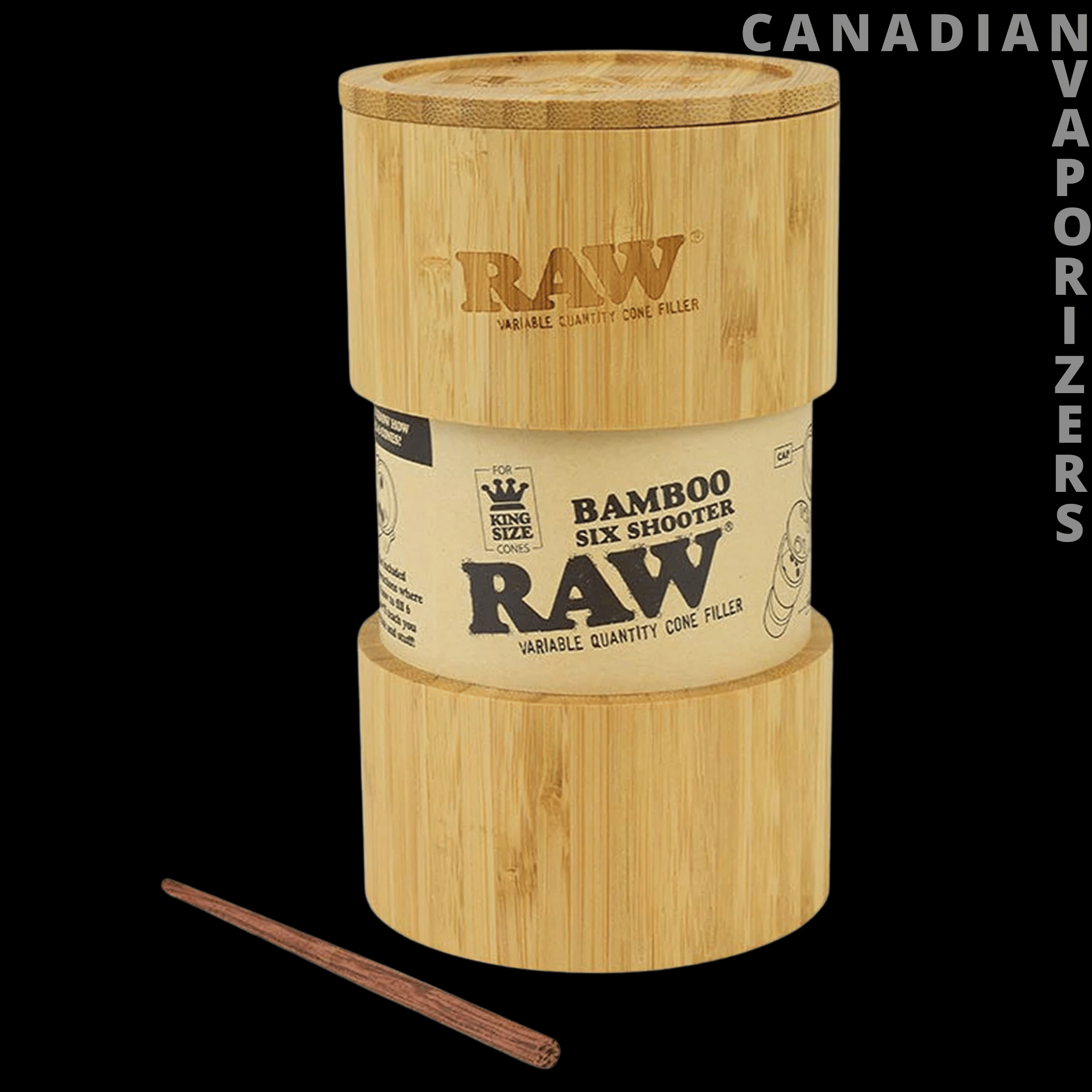 King Size Bamboo Six Shooter