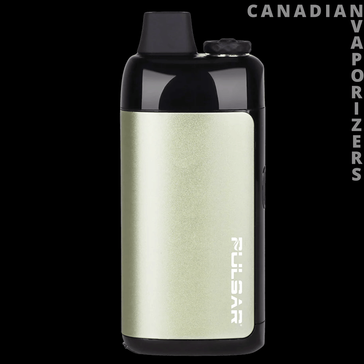 Pulsar Chorus Vaporizer - Compact vaporizer with a pale green metallic body, glossy black top, and vertical white Pulsar logo.