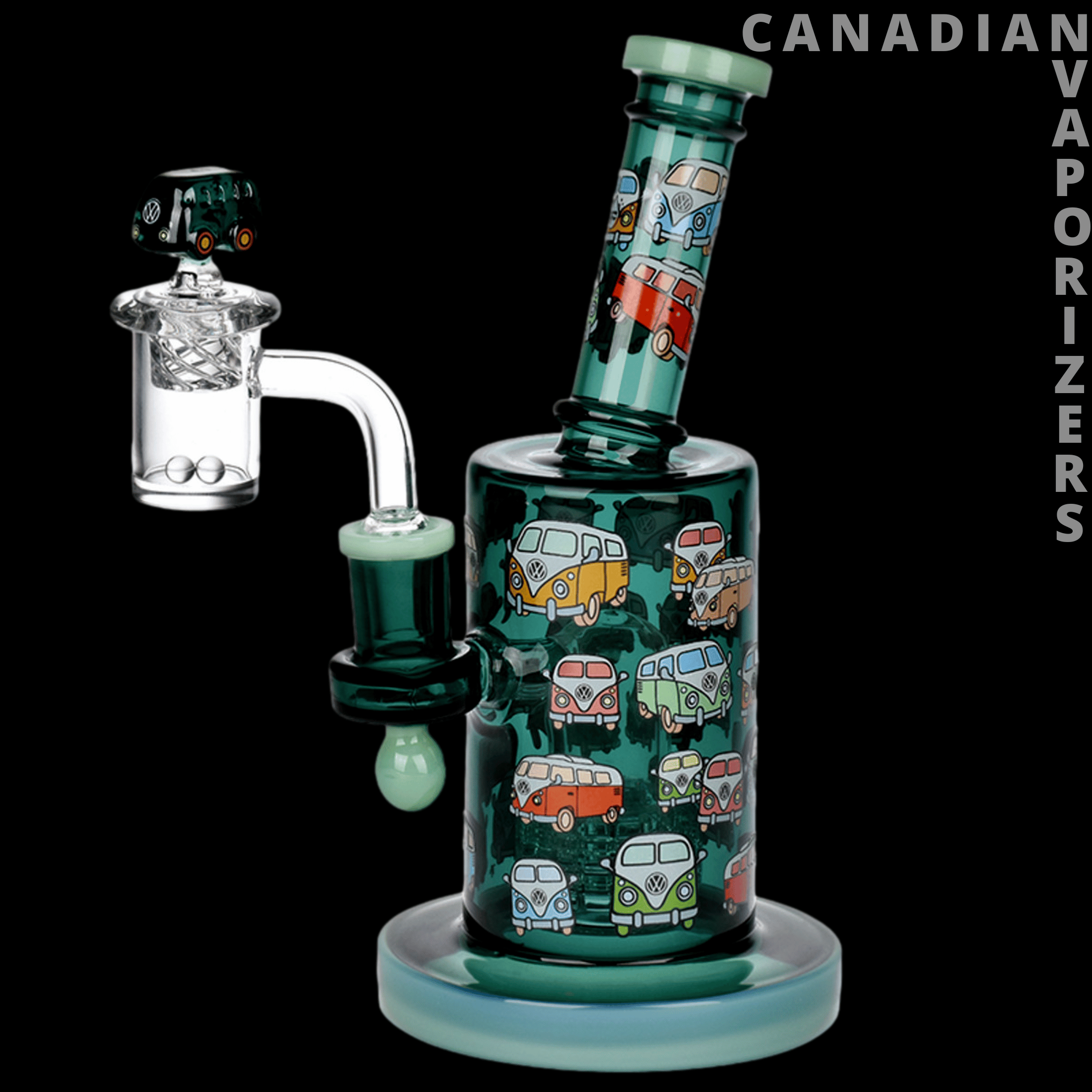 Pulsar Greatest Hits Series Glow Dab Rig Kit - V-Dubz / 8" / 14mm F