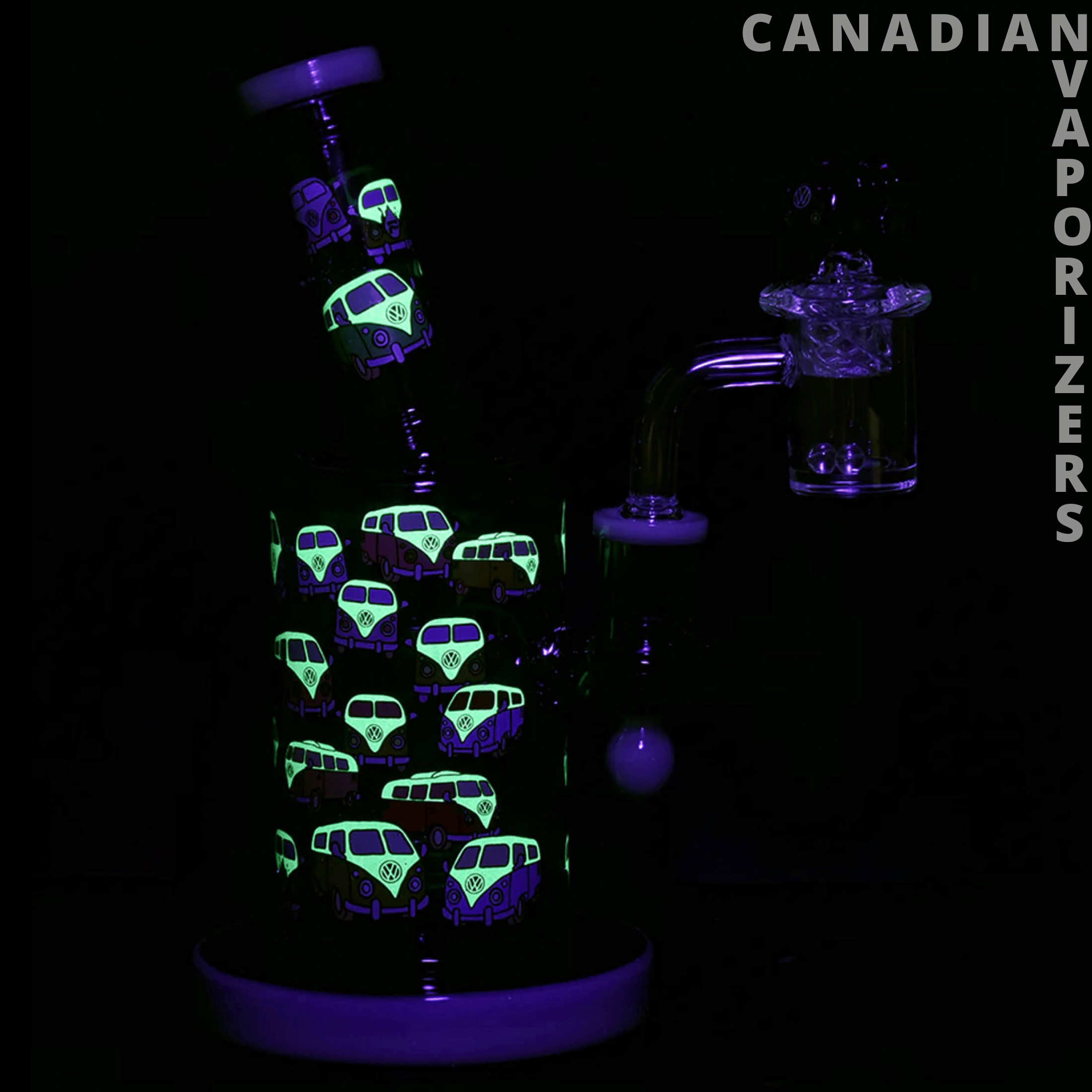 Pulsar Greatest Hits Series Glow Dab Rig Kit - V-Dubz / 8" / 14mm F