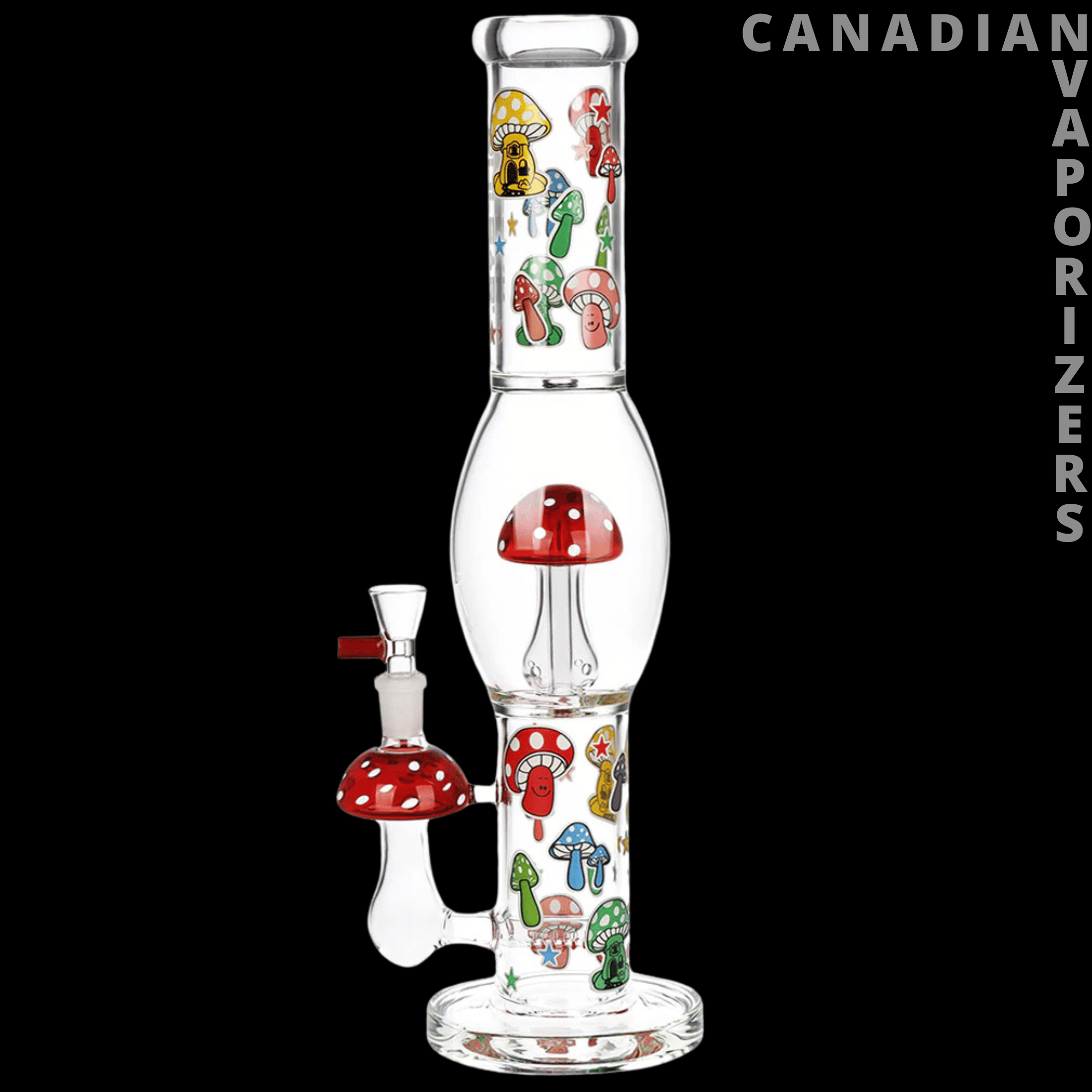 Pulsar Shroom Shenanigans Glass Water Pipe
