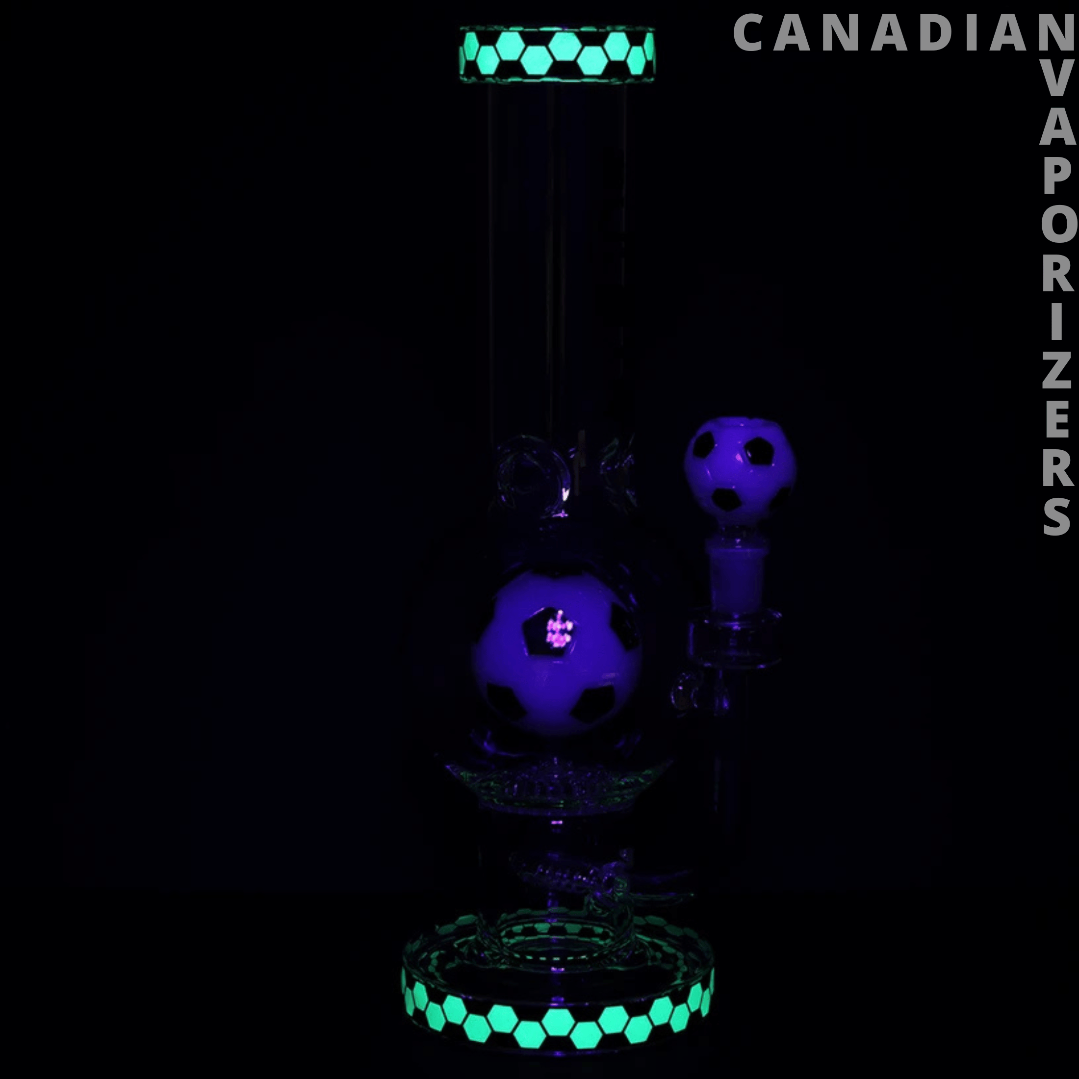 Pulsar Soccer Celebration Bubble Base Glass Water Pipe