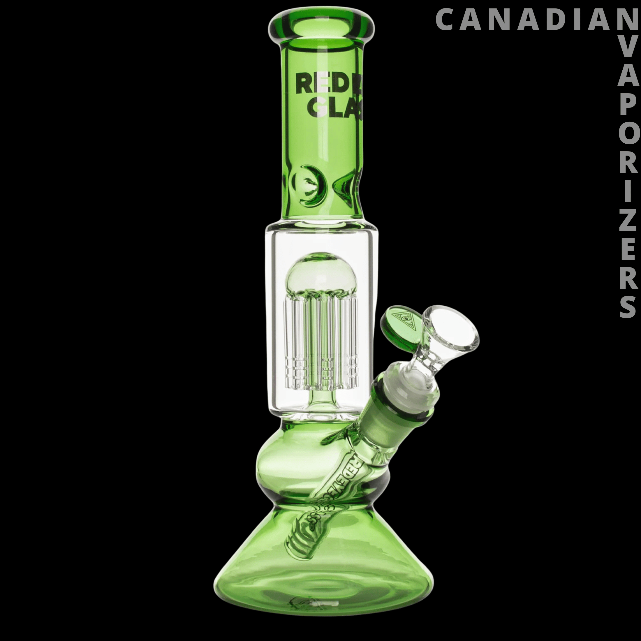 Red Eye Glass 10" Blaze Water Pipe