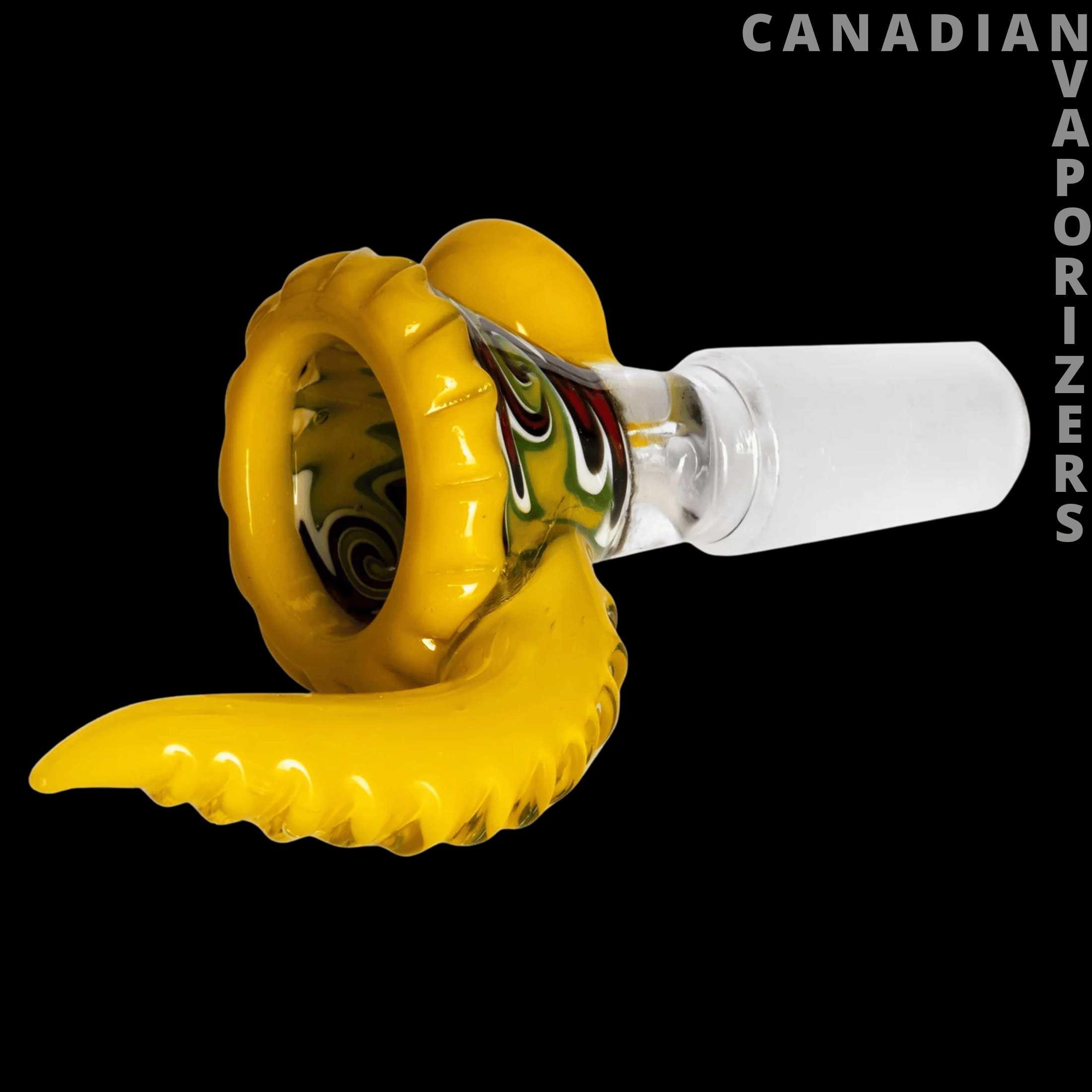 Red Eye Glass 14mm Wig-Wag Cone Pull-Out W/Marble