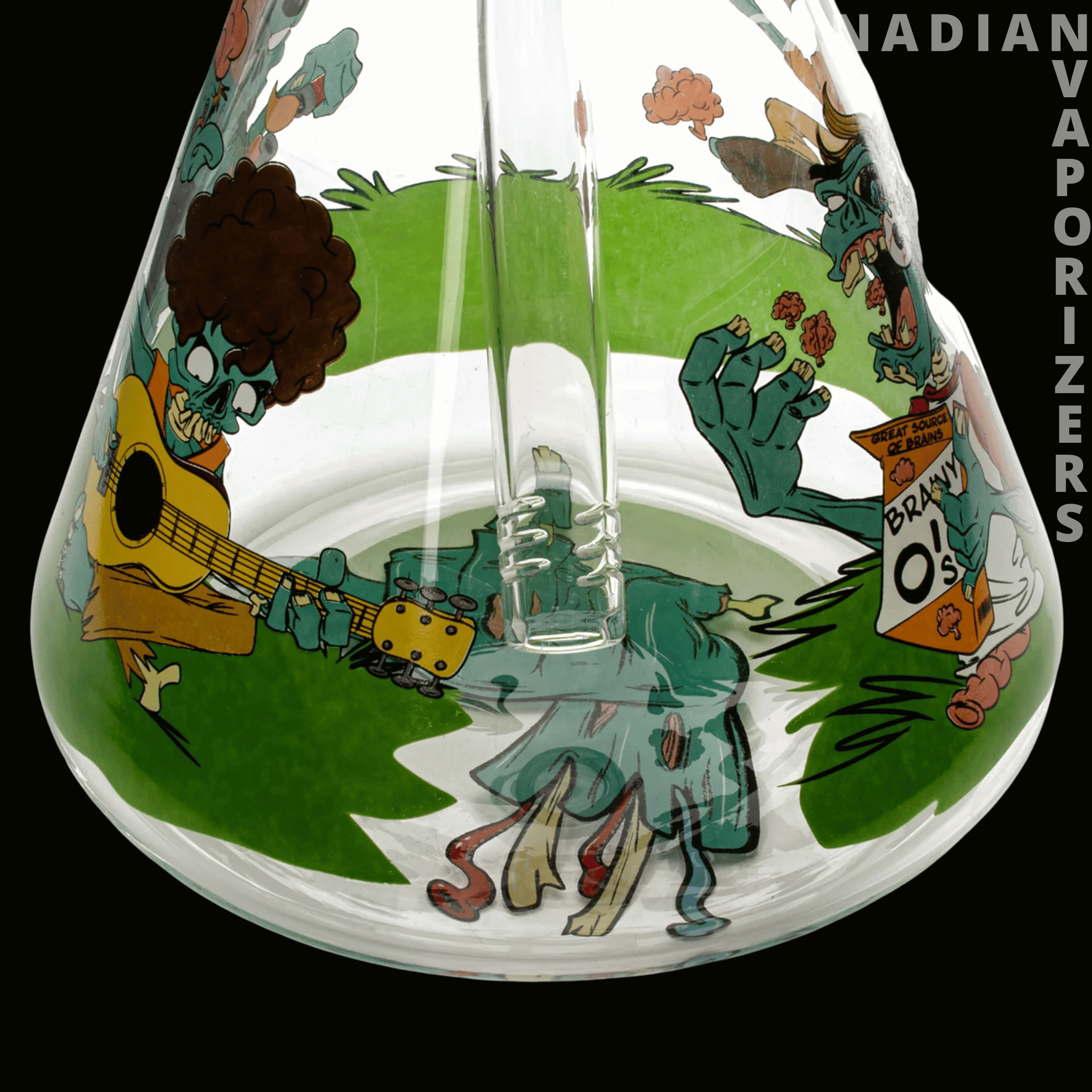 Red Eye Glass 15" Bong of the Living Dead Water Pipe