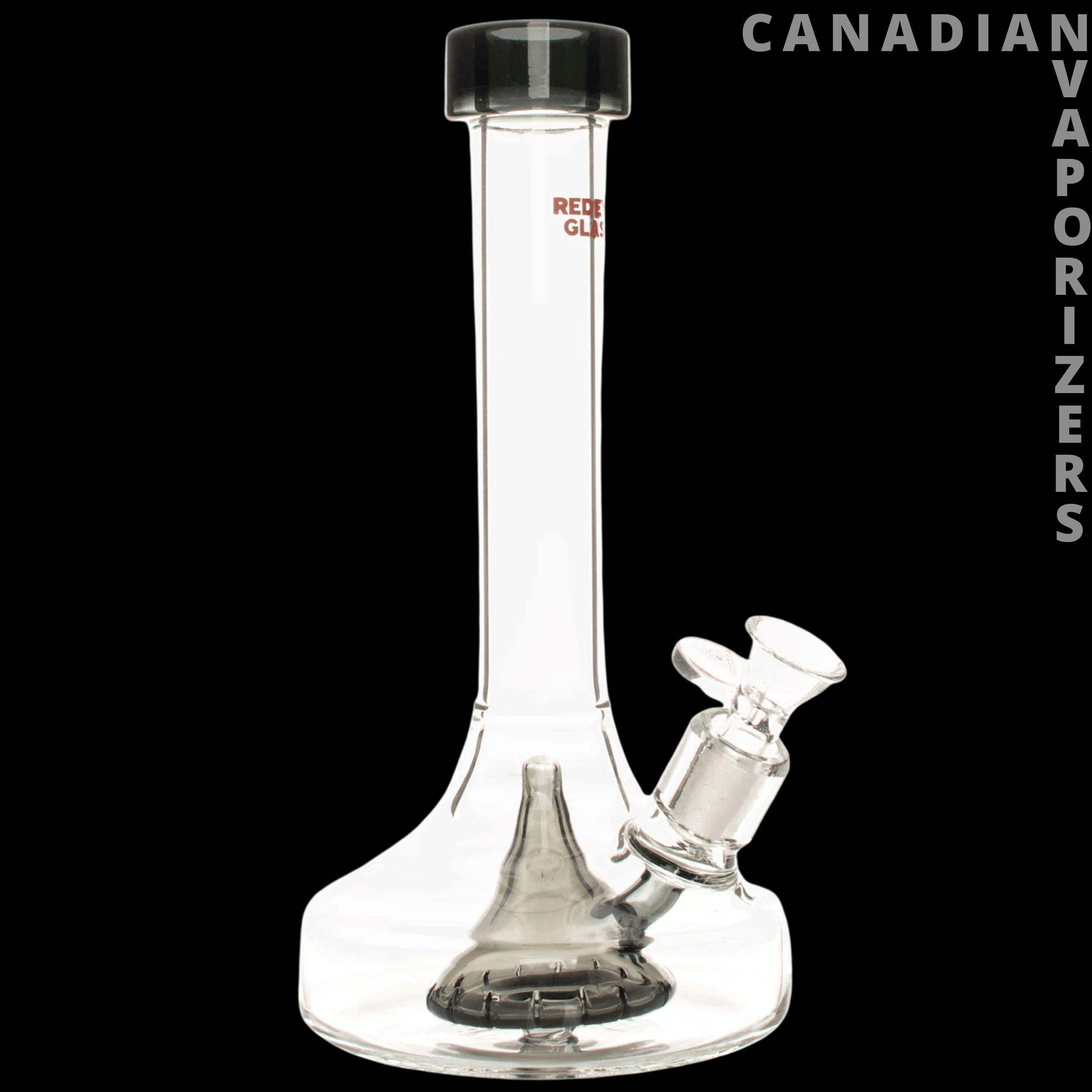 Red Eye Glass 9.5" Bell Base Water Pipe