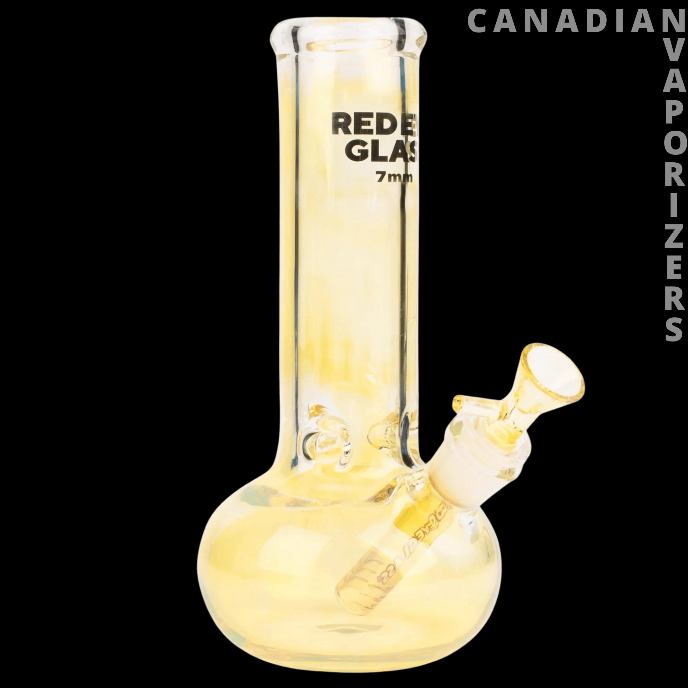 Red Eye Glass 9" 7mm Thick Bubble Tank Tube