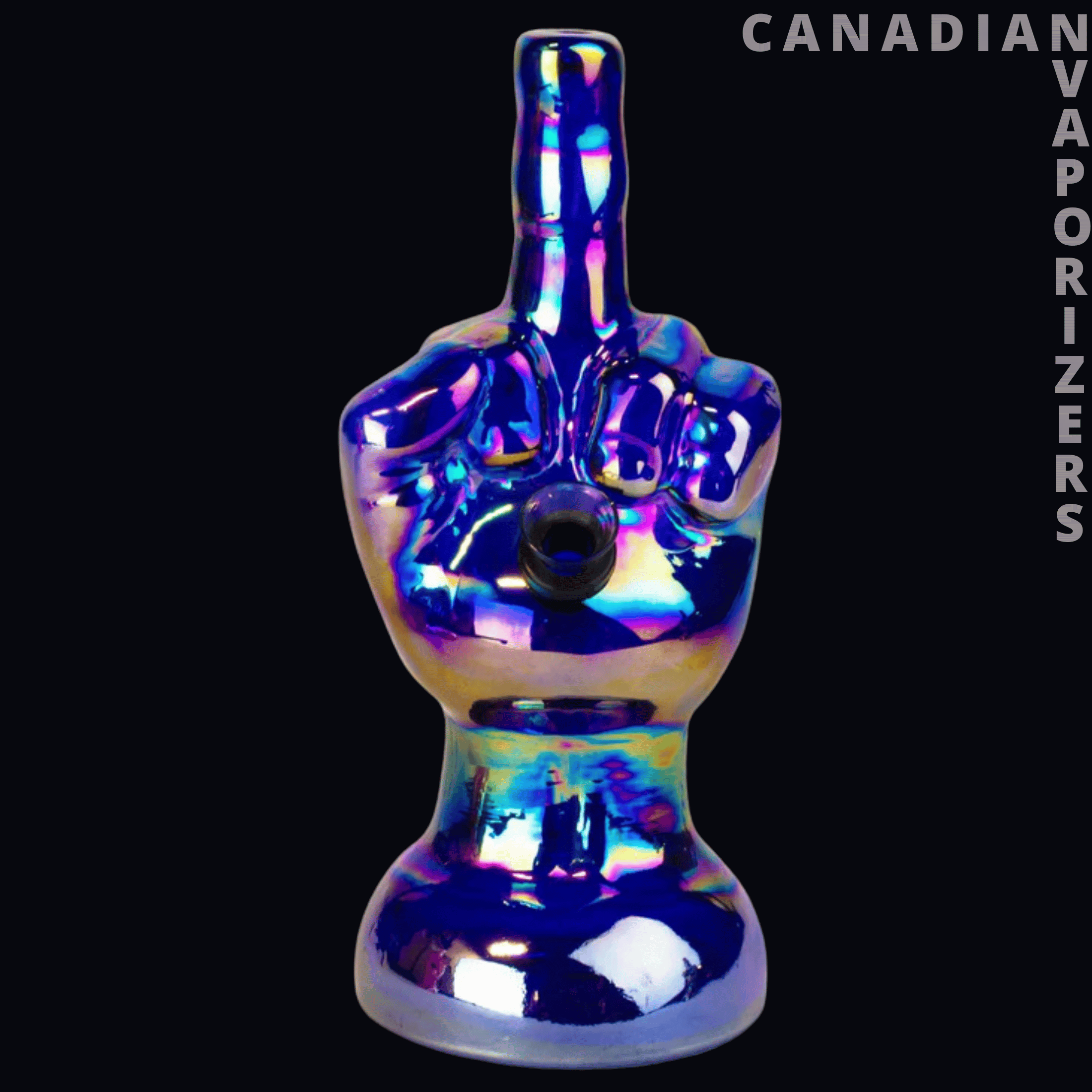 Retro Glass 8" Platinum Metallic Flippin&