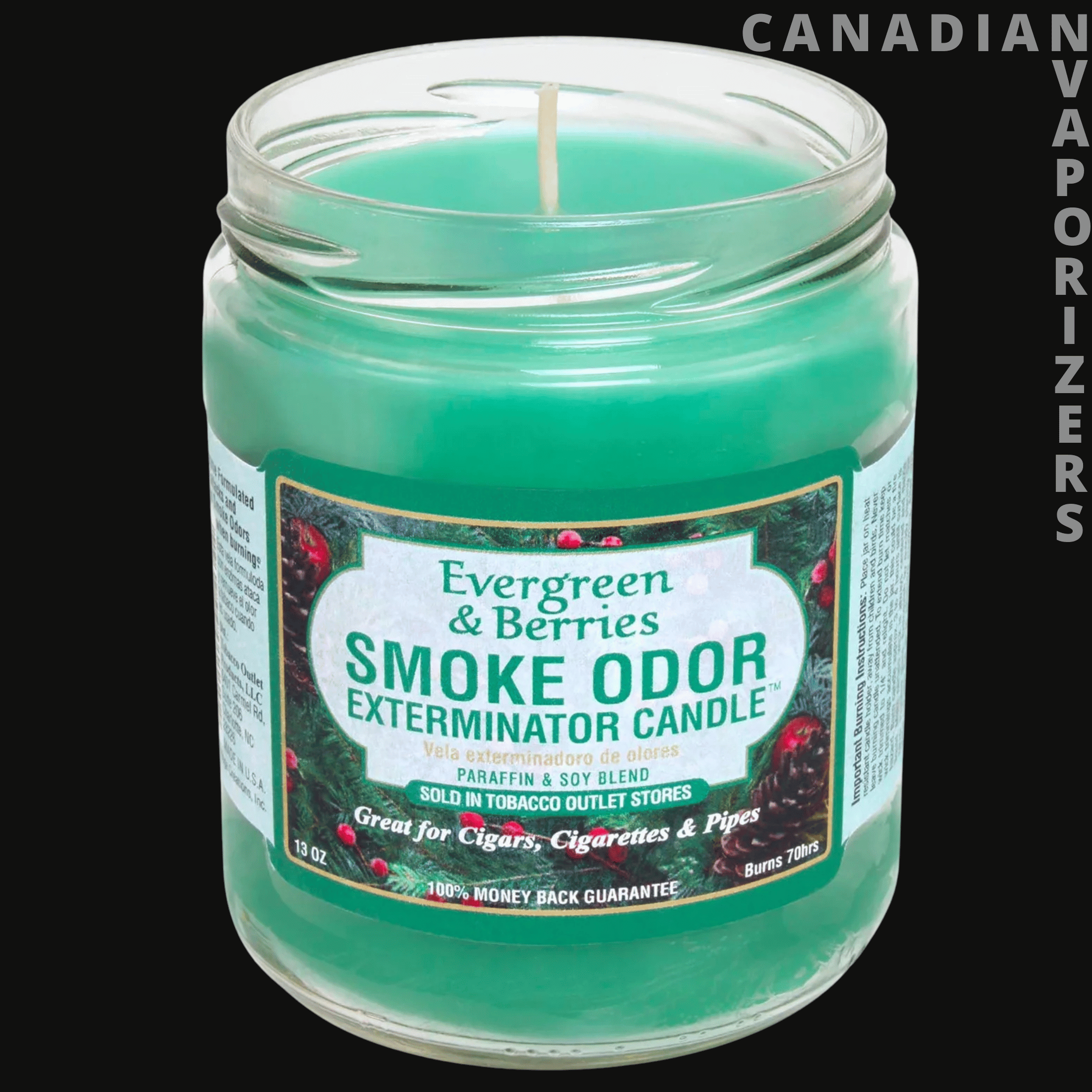 Smoke Odor 13oz Evergreen & Berries Candle