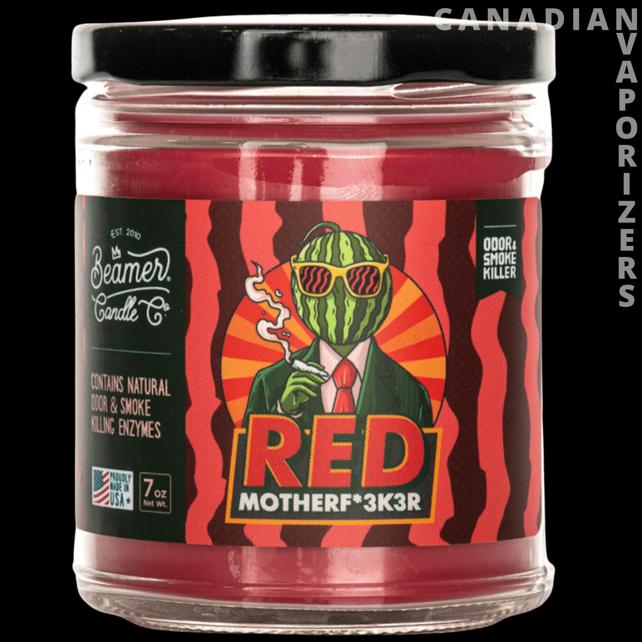 Beamer Candle Co 7oz Red Mother F*