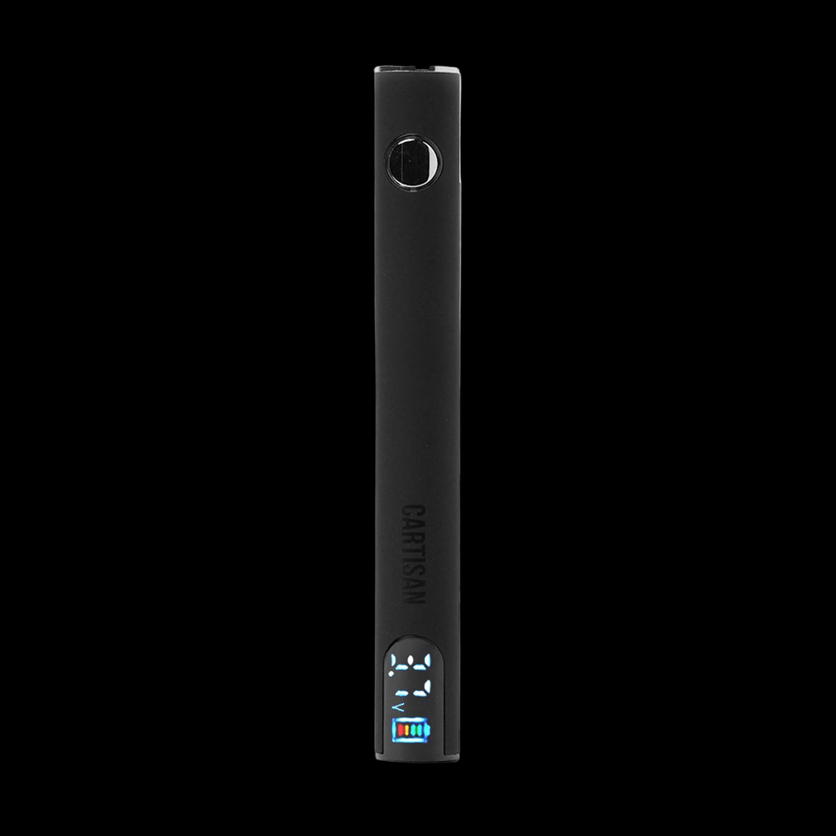 Cartisan Pro Pen NEO 900 - Black Cartisan Pro Pen NEO 900 with a slim matte finish, circular button, and illuminated digital display.