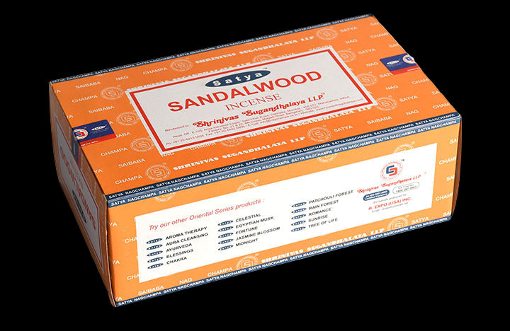 Sandalwood Incense (12 Packs of 15g)