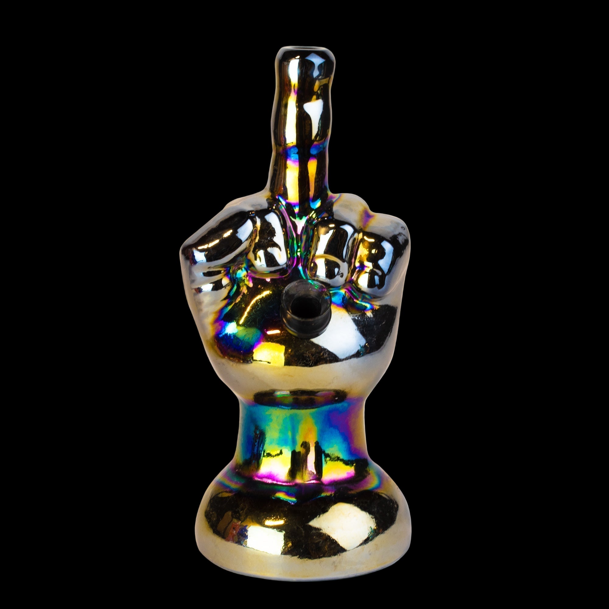 Retro Glass 8" Platinum Metallic Flippin&