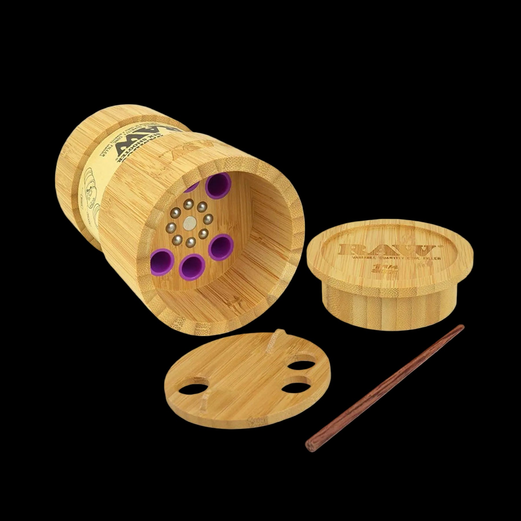Raw 1¼ Bamboo Six Shooter
