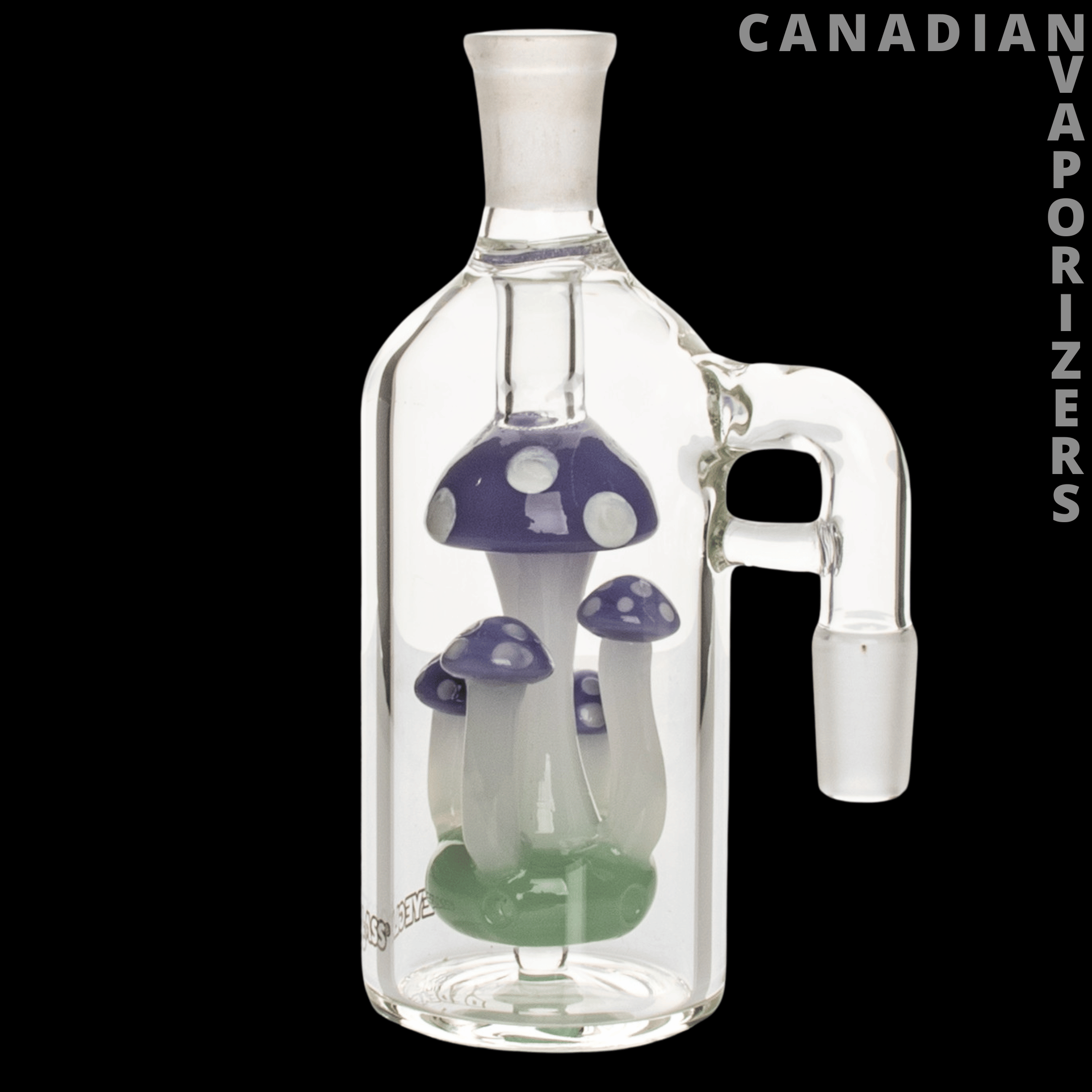 Red Eye Glass 14mm 90 Degree Amanita Ash Catcher - Canadian Vaporizers