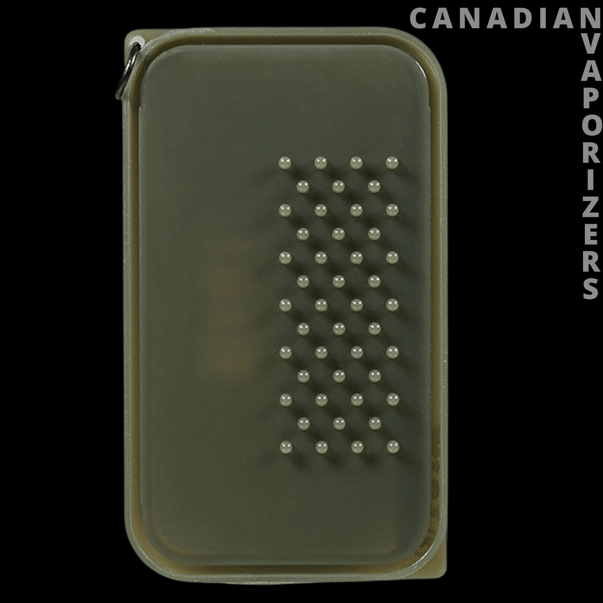 Ryot Snapper (Assorted) - Olive green Ryot Snapper case with a rounded rectangular shape and raised dotted grip panel.