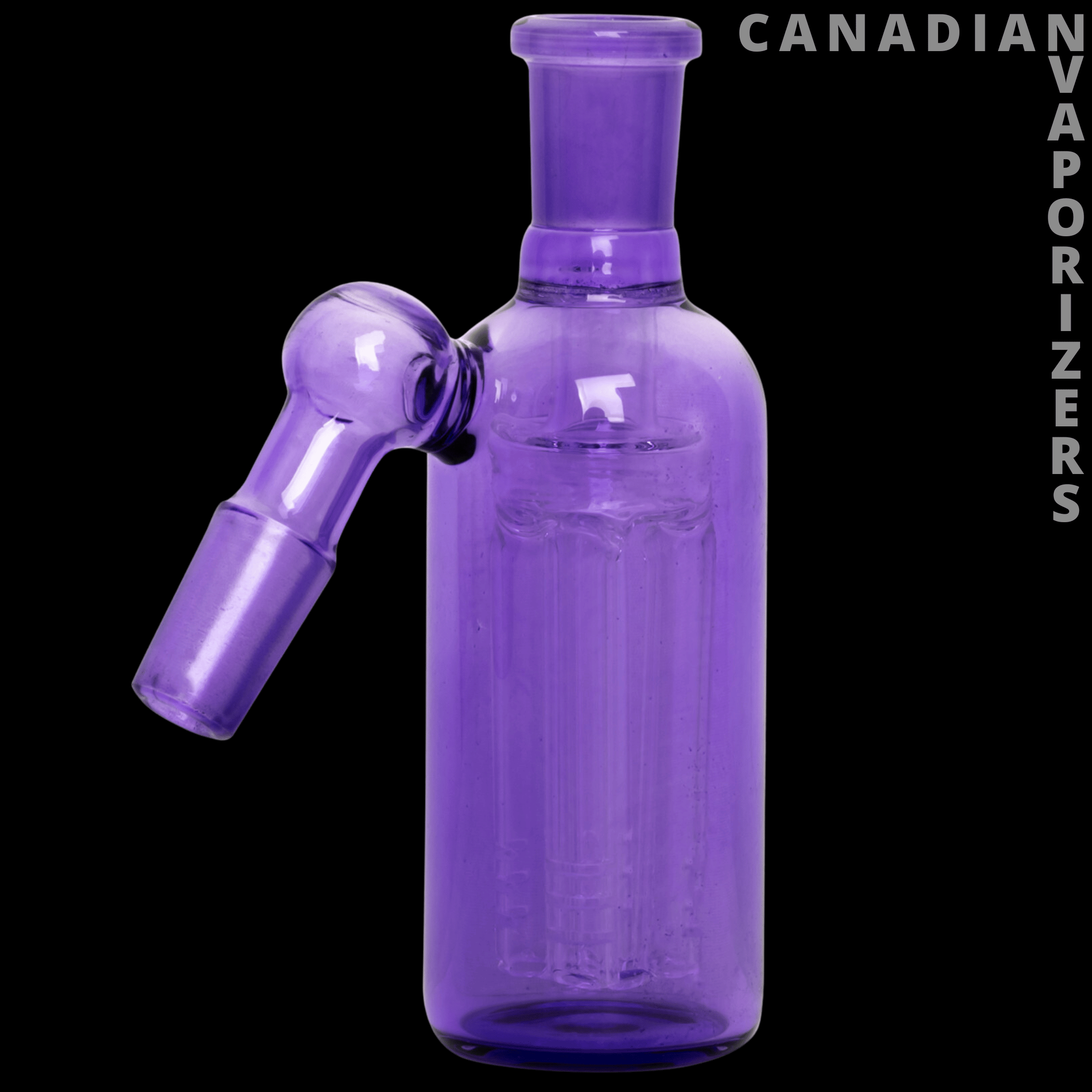 14mm 45 Degree Day Glow Ash Catcher W/4-Arm Tree Perc - Canadian Vaporizers