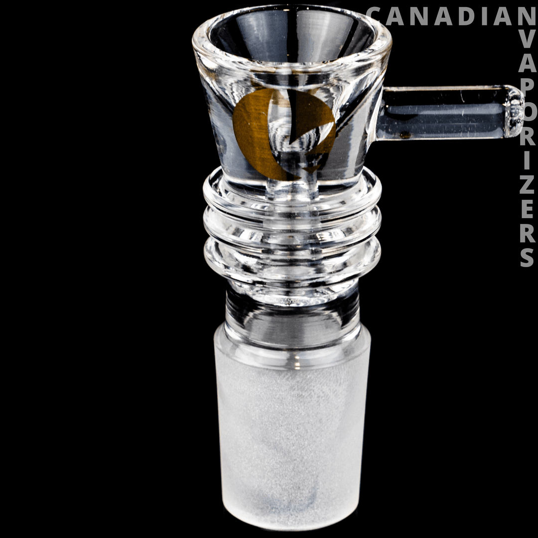 14MM Ross' Gold Glass 24K Emblem Pull-Out - Canadian Vaporizers