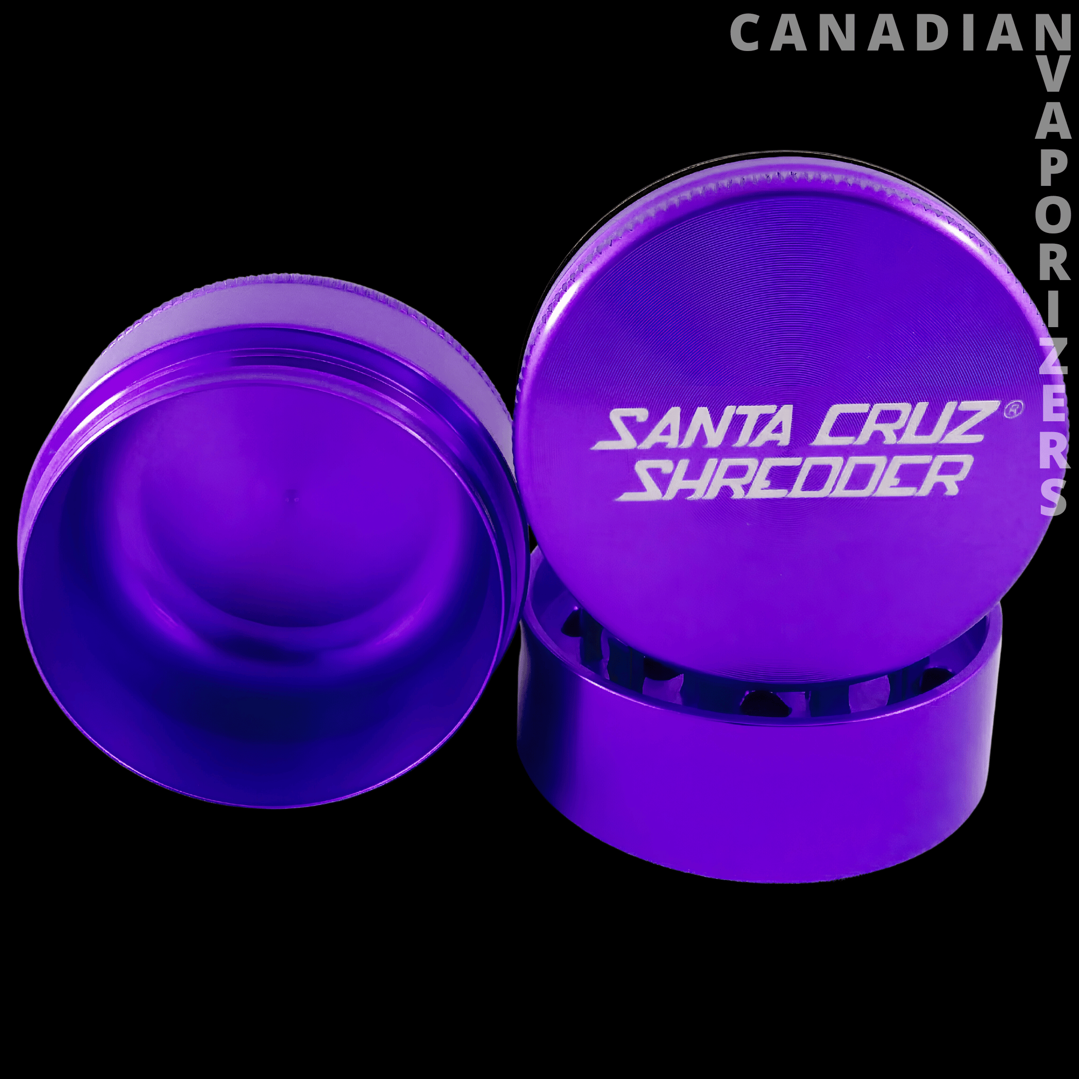 3-Piece Grinder By Santa Cruz Shredder - 2.2" - Canadian Vaporizers