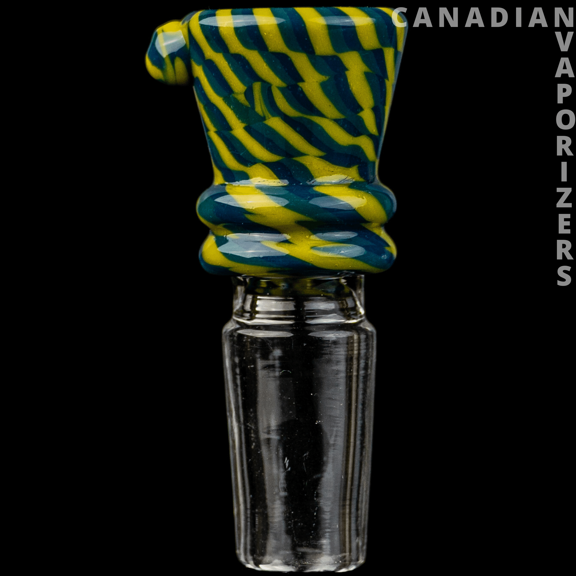 Blue/Green/Yellow | 14MM Hydros Funnel Bowl - Canadian Vaporizers