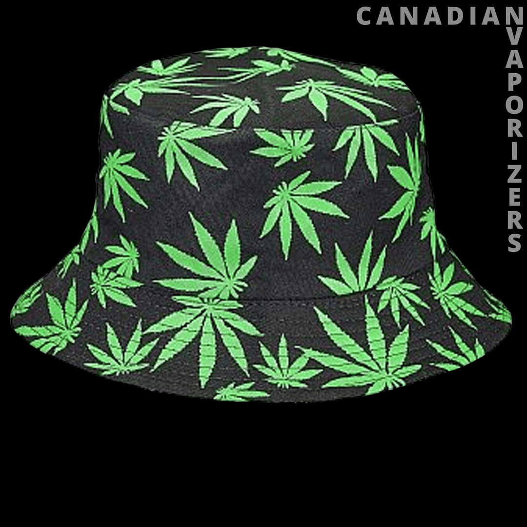 Cannabis Leaf Bucket Hat - Canadian Vaporizers