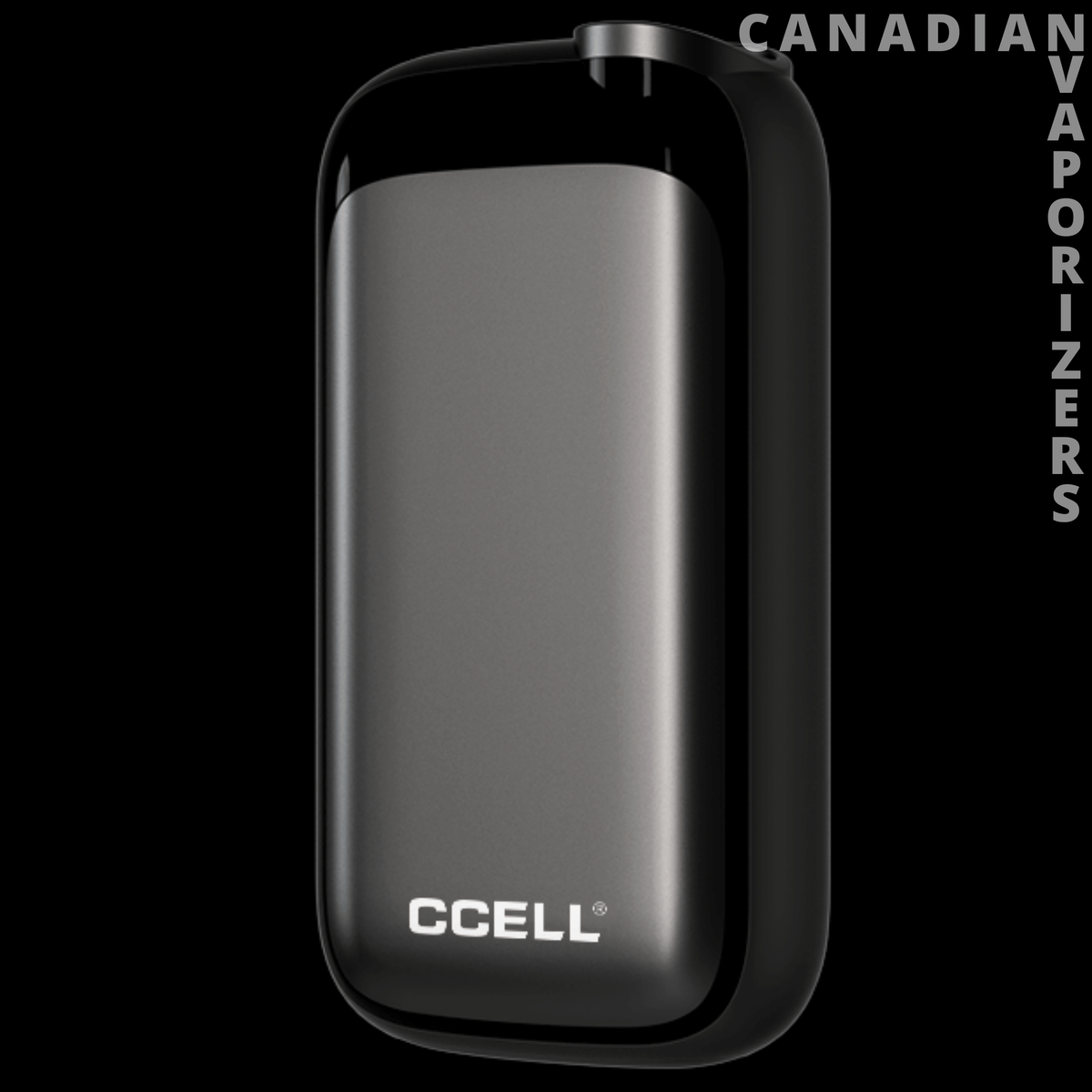 CCell Rizo 510 Thread Battery - Silver CCell Rizo 510-thread battery with a slim rounded rectangular body and black trim.
