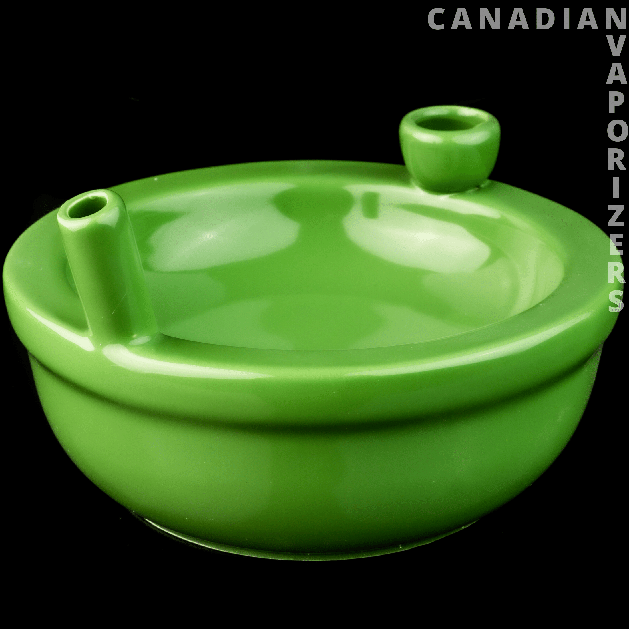 Ceramic Green Munchies Bowl - Canadian Vaporizers