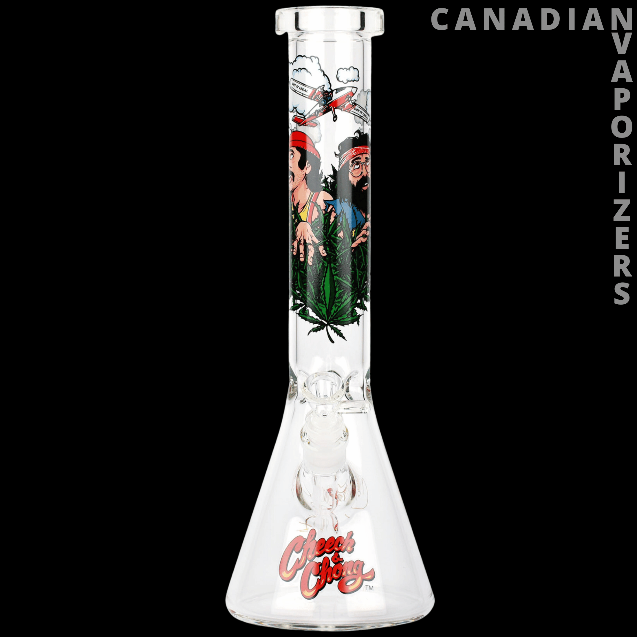 Cheech And Chong 15" Fields of Green Beaker Tube - Canadian Vaporizers