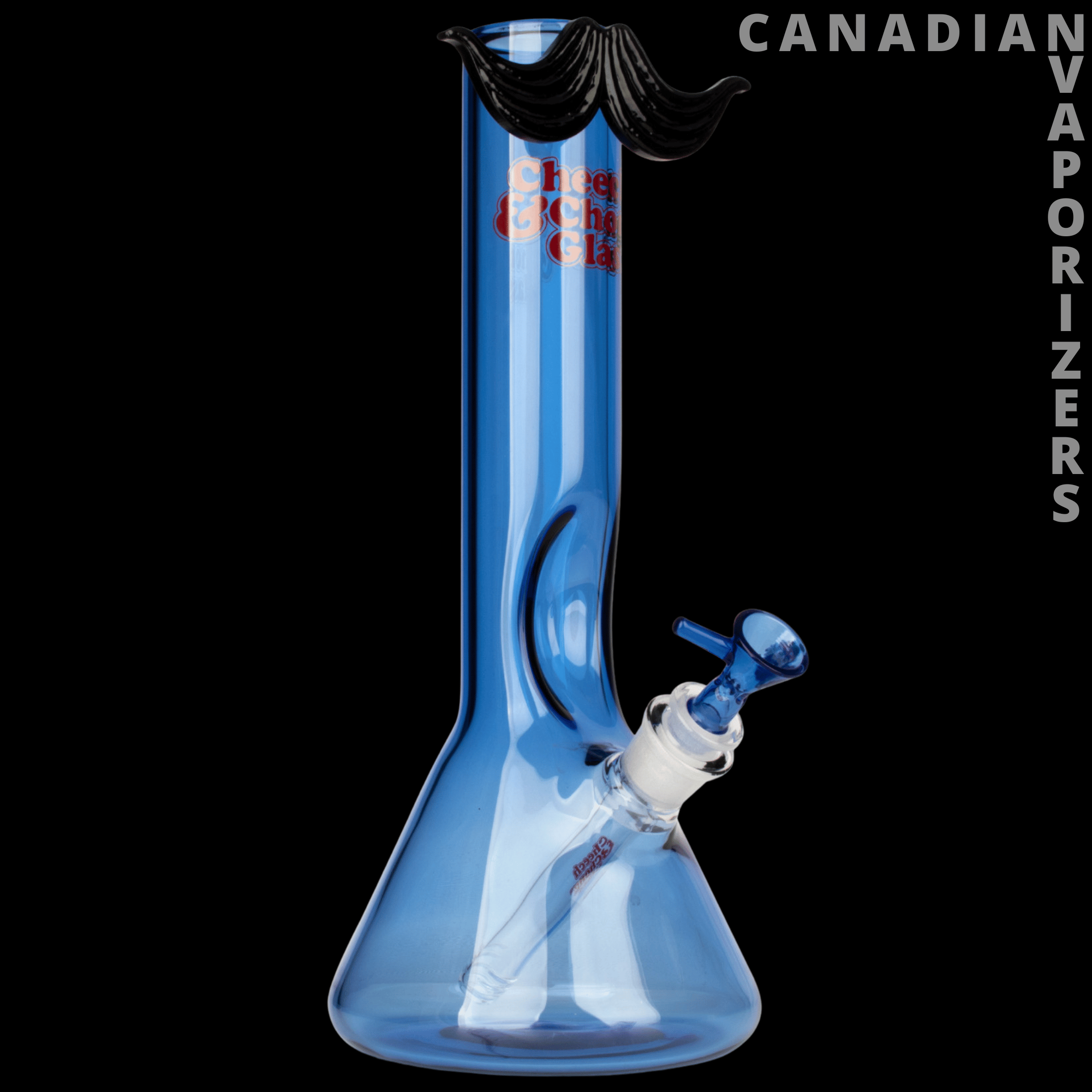 Cheech & Chong 12" Moustache Ride Beaker Base Water Pipe - Canadian Vaporizers