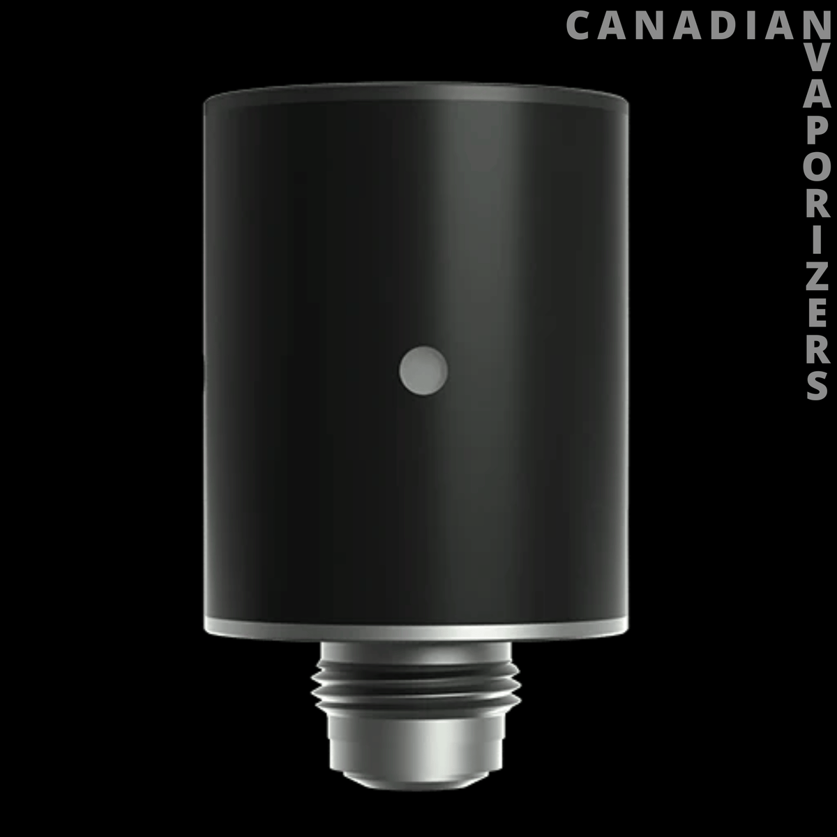 G Pen Micro Plus Tank - Black cylindrical G Pen Micro Plus tank with a small side indicator and silver threaded base.