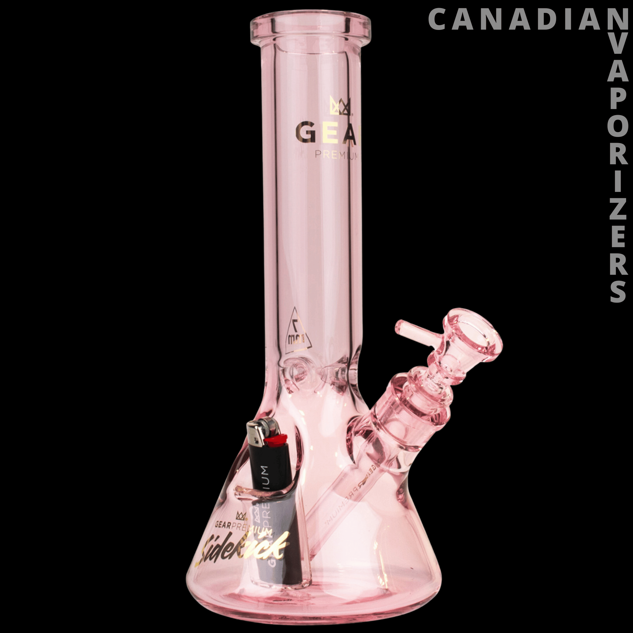 Gear Premium 12" 7mm Thick Sidekick Beaker Tube - Canadian Vaporizers