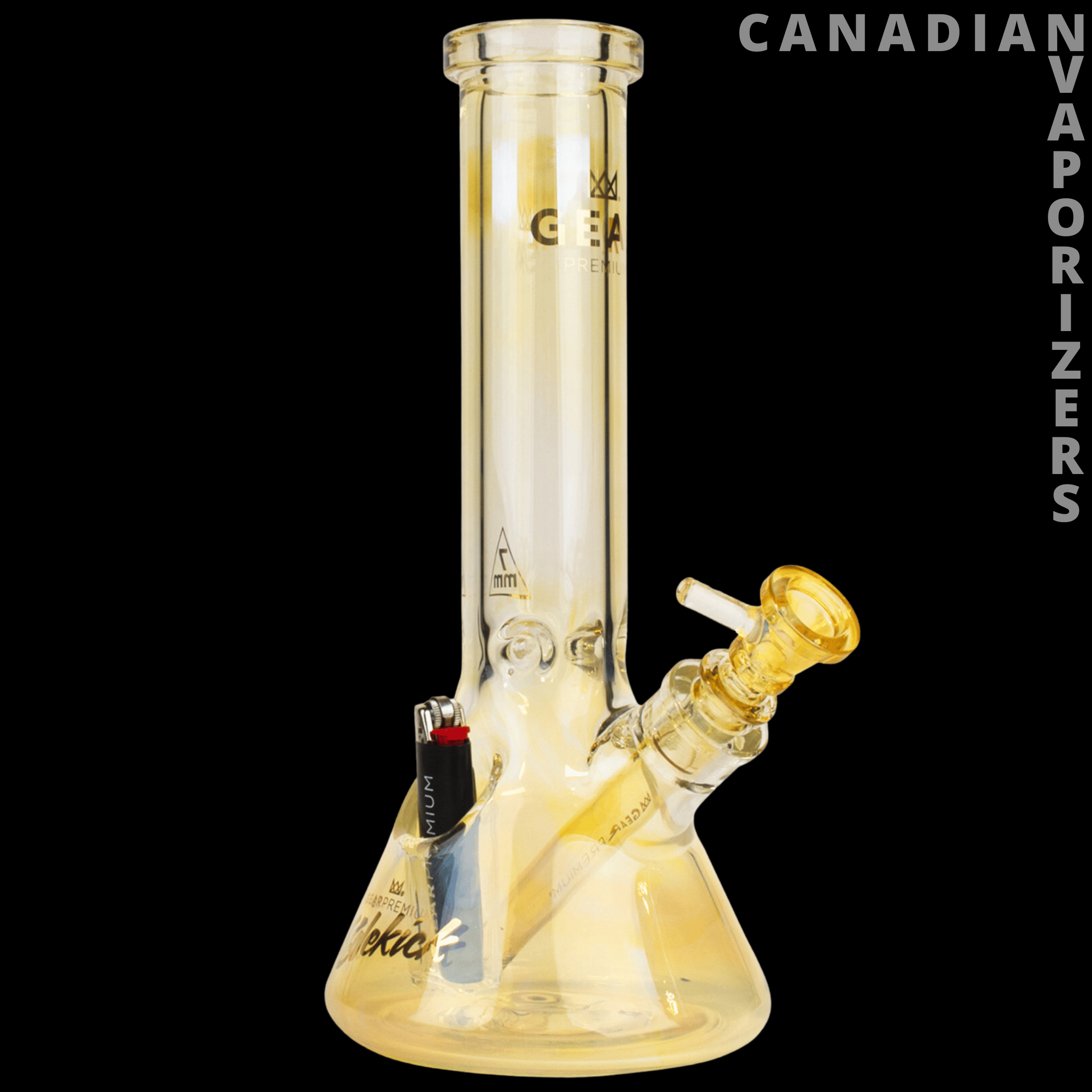Gear Premium 12" 7mm Thick Sidekick Beaker Tube - Canadian Vaporizers