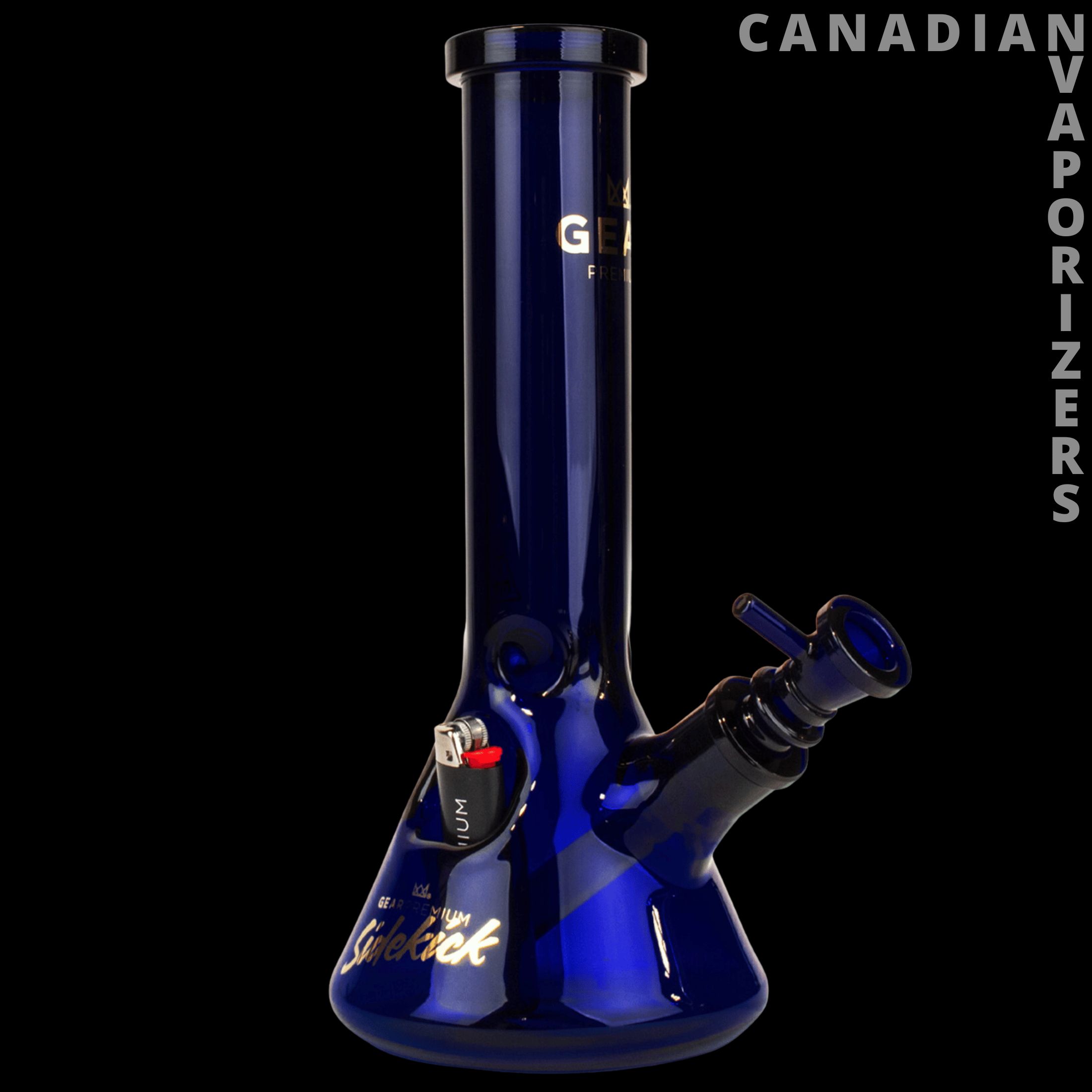 Gear Premium 12" 7mm Thick Sidekick Beaker Tube - Canadian Vaporizers