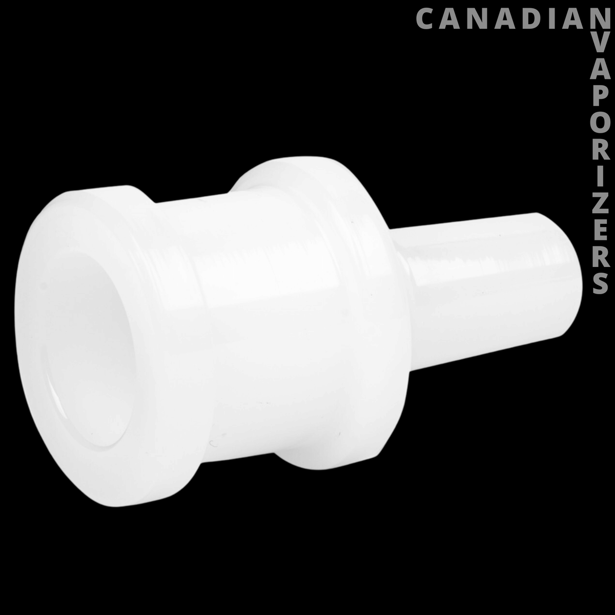Gear Premium 14mm XL Sugar Barrel Pull-Out - Translucent white glass sugar barrel pull-out bowl with a wide rounded rim and tapered stem.