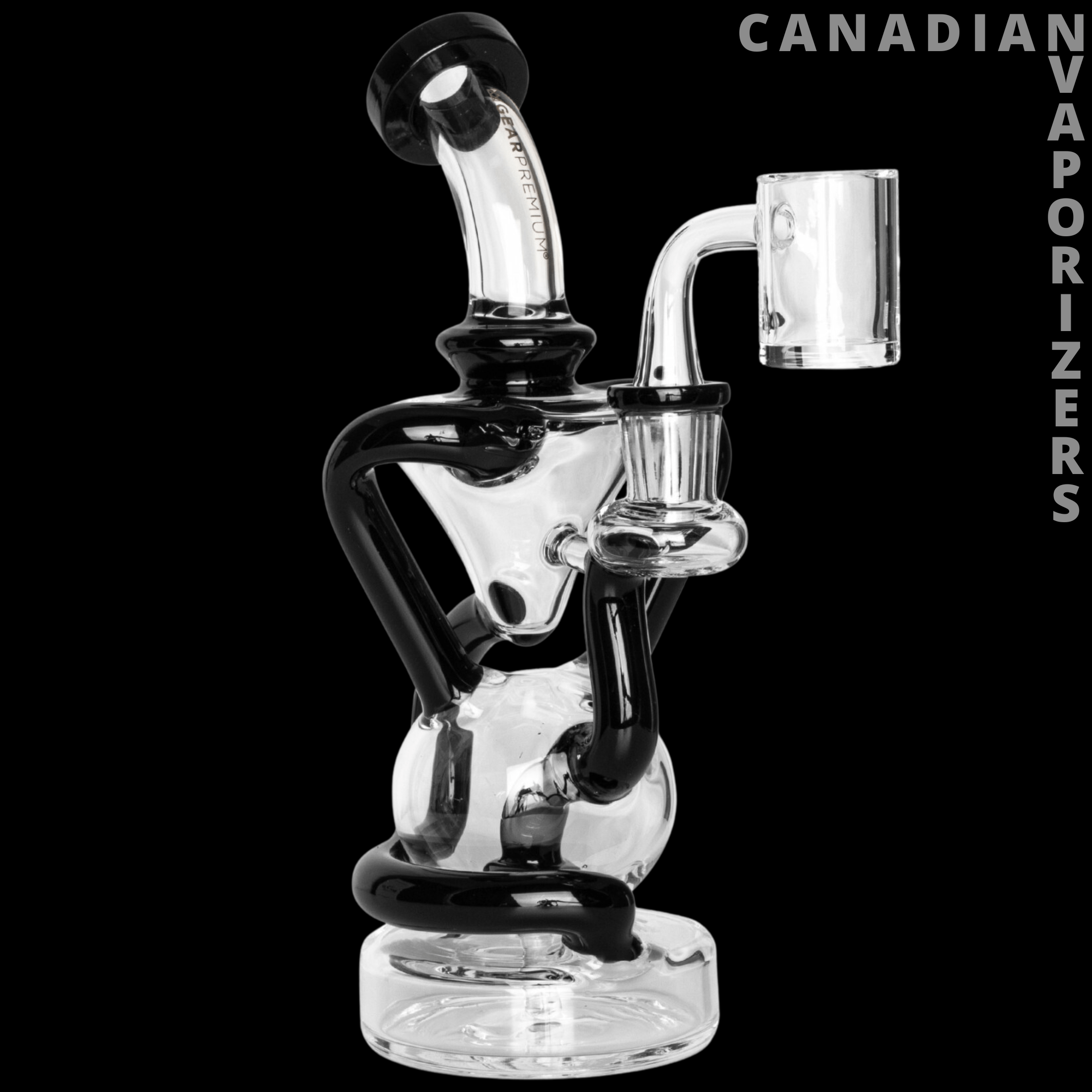 Gear Premium 8" Dual Uptake Concentrate Recycler - Canadian Vaporizers