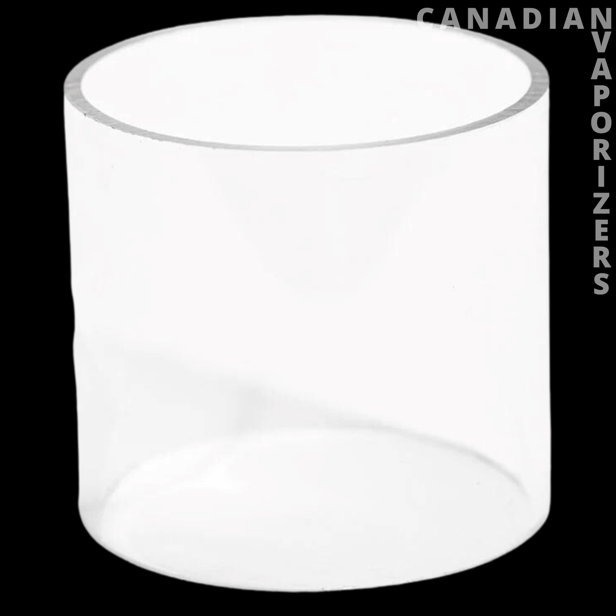 HiToki Acrylic Water Cylinder - Clear cylindrical acrylic water container with a wide open top and rounded base.
