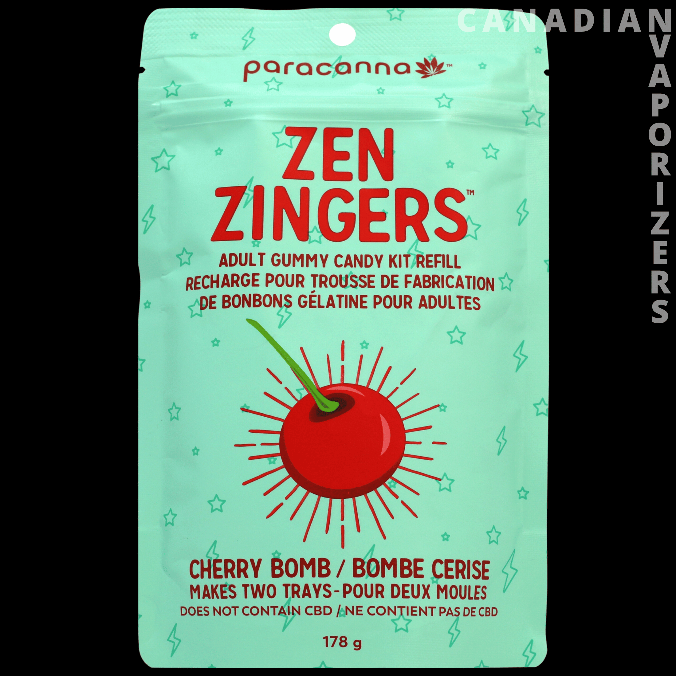Paracanna Zen Zingers Gummy Mix Refill - Canadian Vaporizers