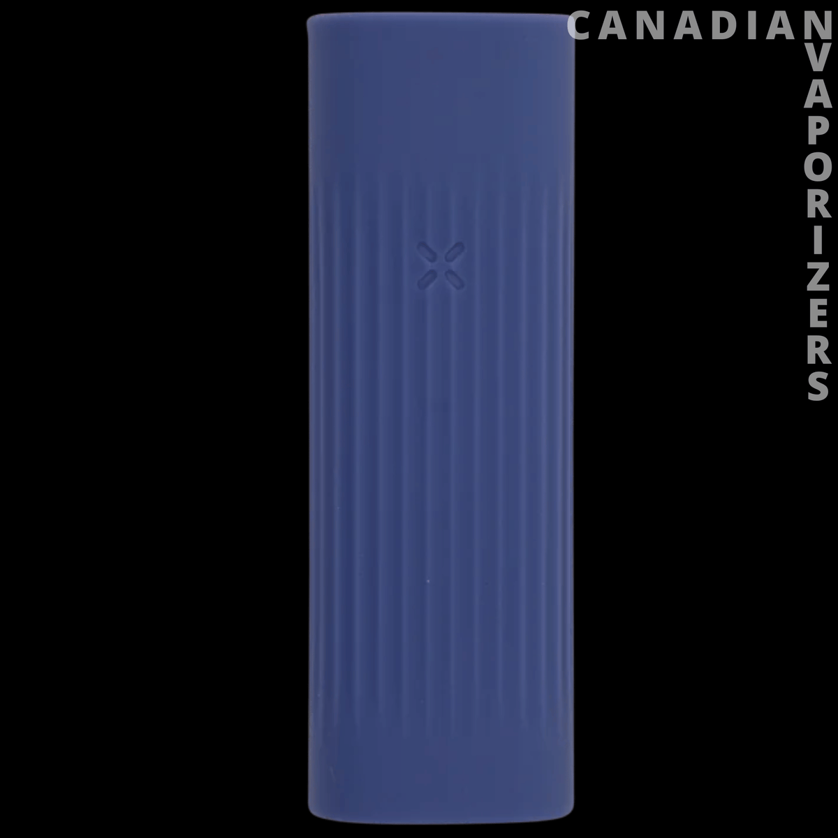 Pax Grip Sleeve - Periwinkle blue Pax grip sleeve with a ribbed texture and subtle embossed logo.