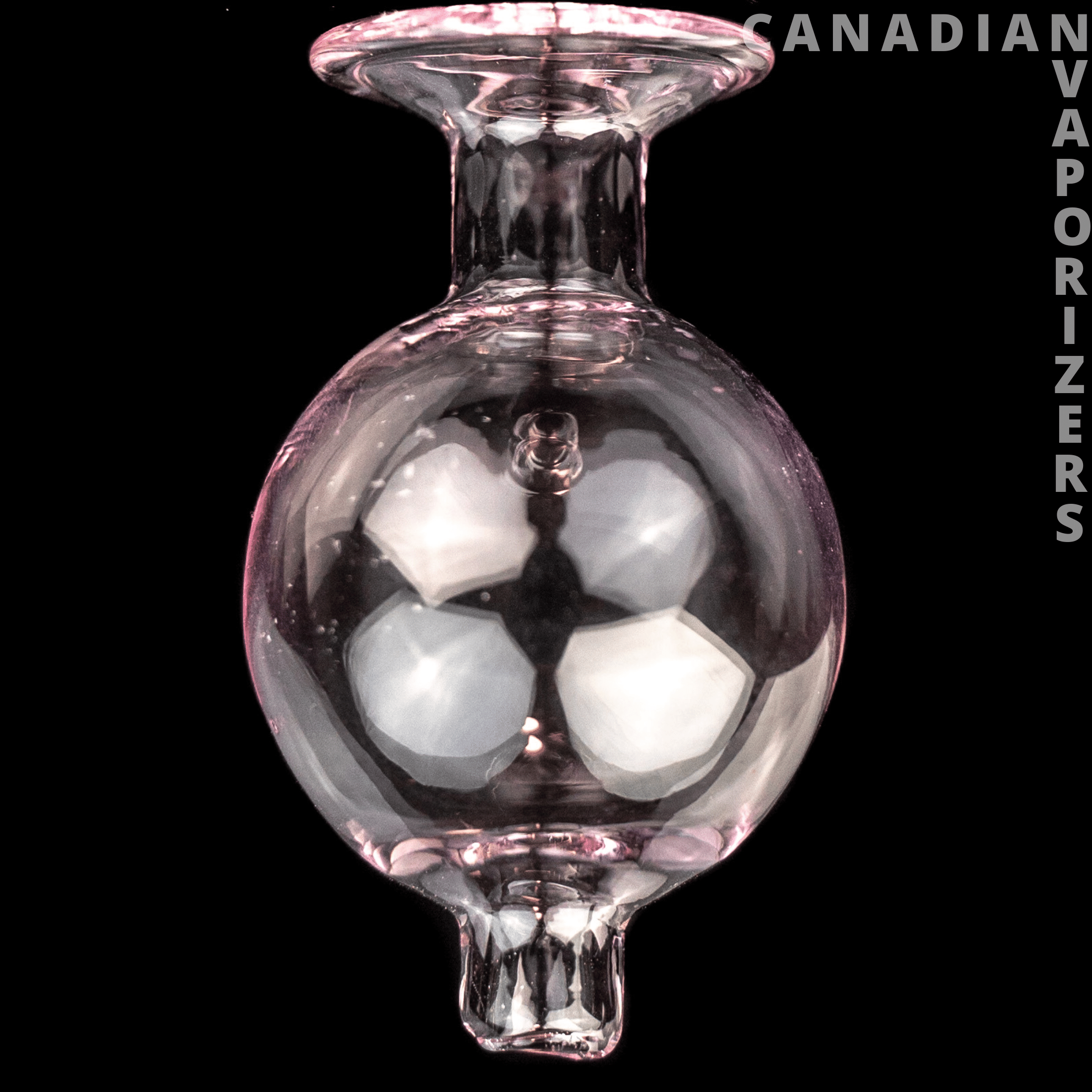 Pink Flat Top Carb Cap Canadian Vaporizers