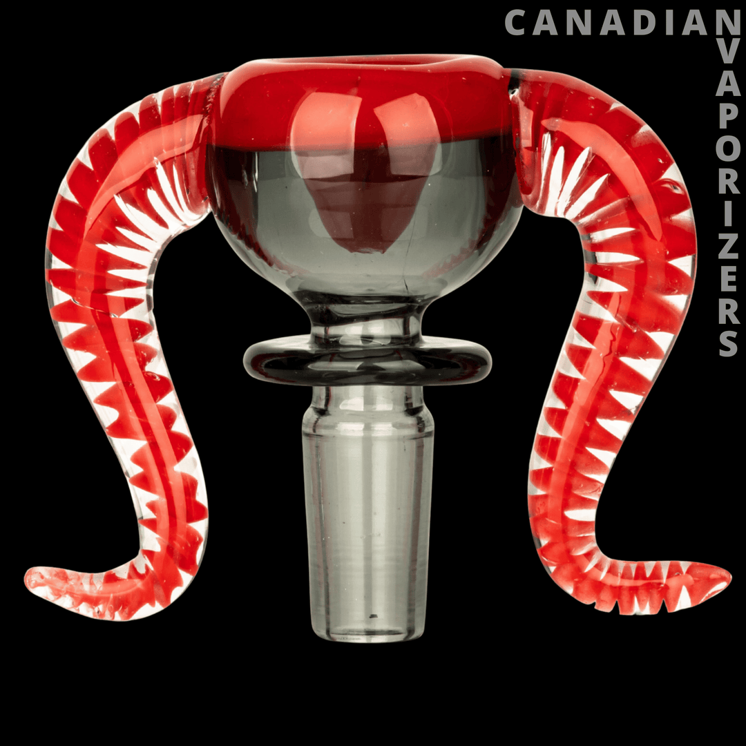 Red Eye Glass 14mm & 19mm Double Helix Pull-Out - Canadian Vaporizers
