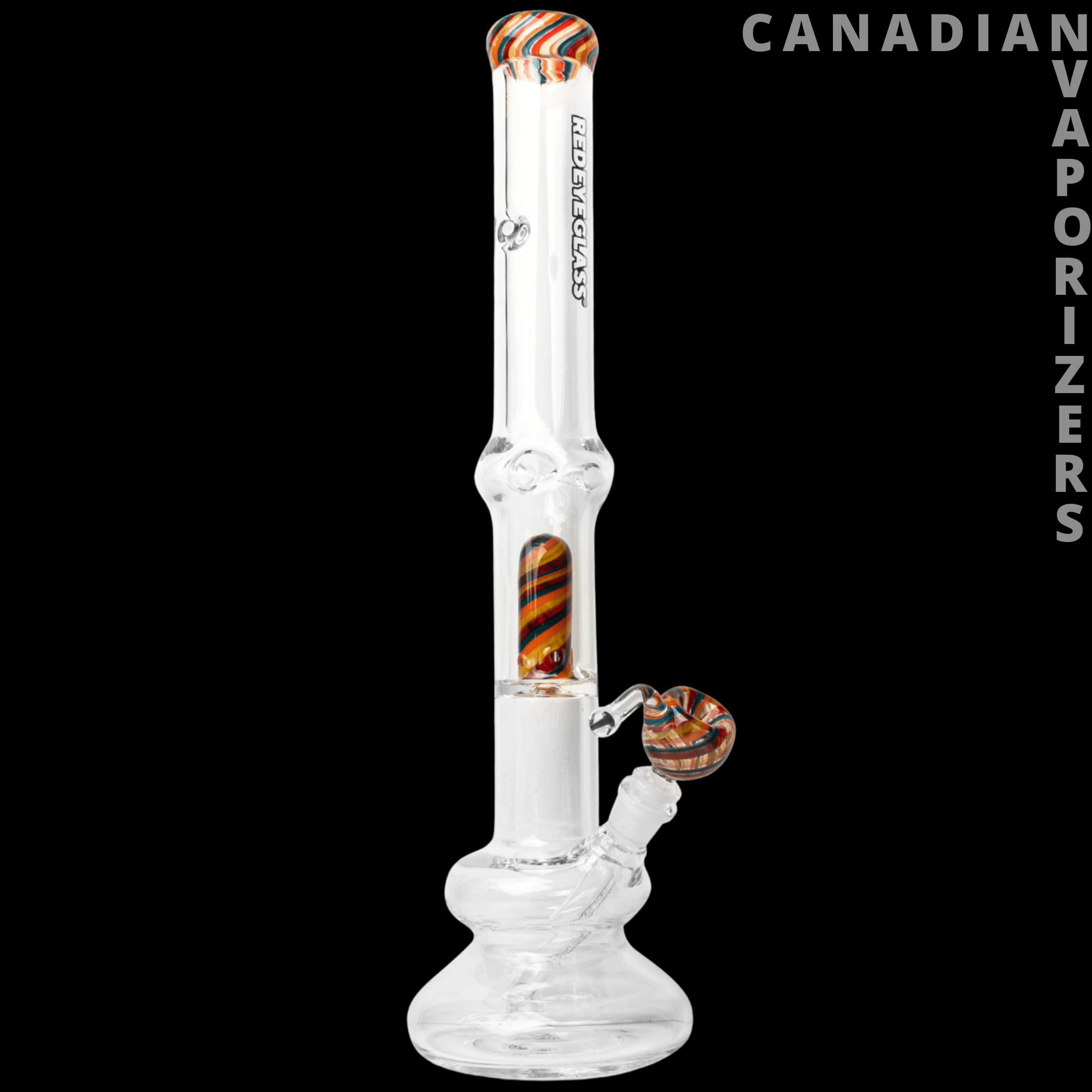Red Eye Glass | 20" 7mm Thick Carrera Perc Tube - Canadian Vaporizers