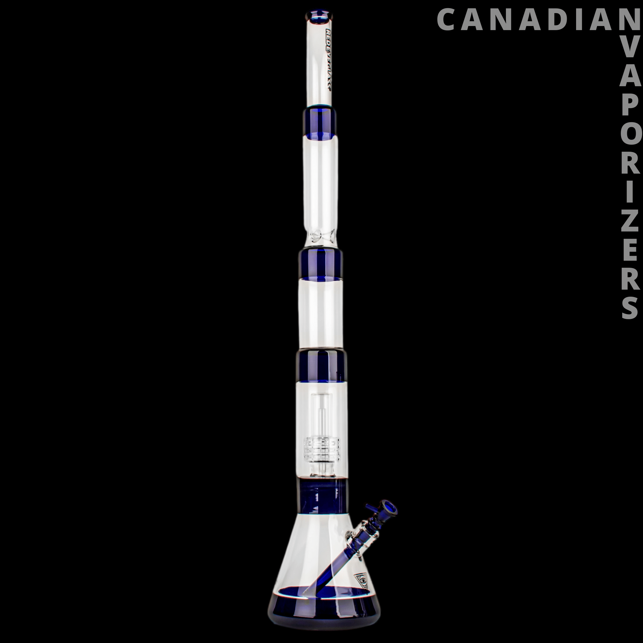 Red Eye Glass | 36" Dual Chamber Step Down Beaker Tube - Canadian Vaporizers