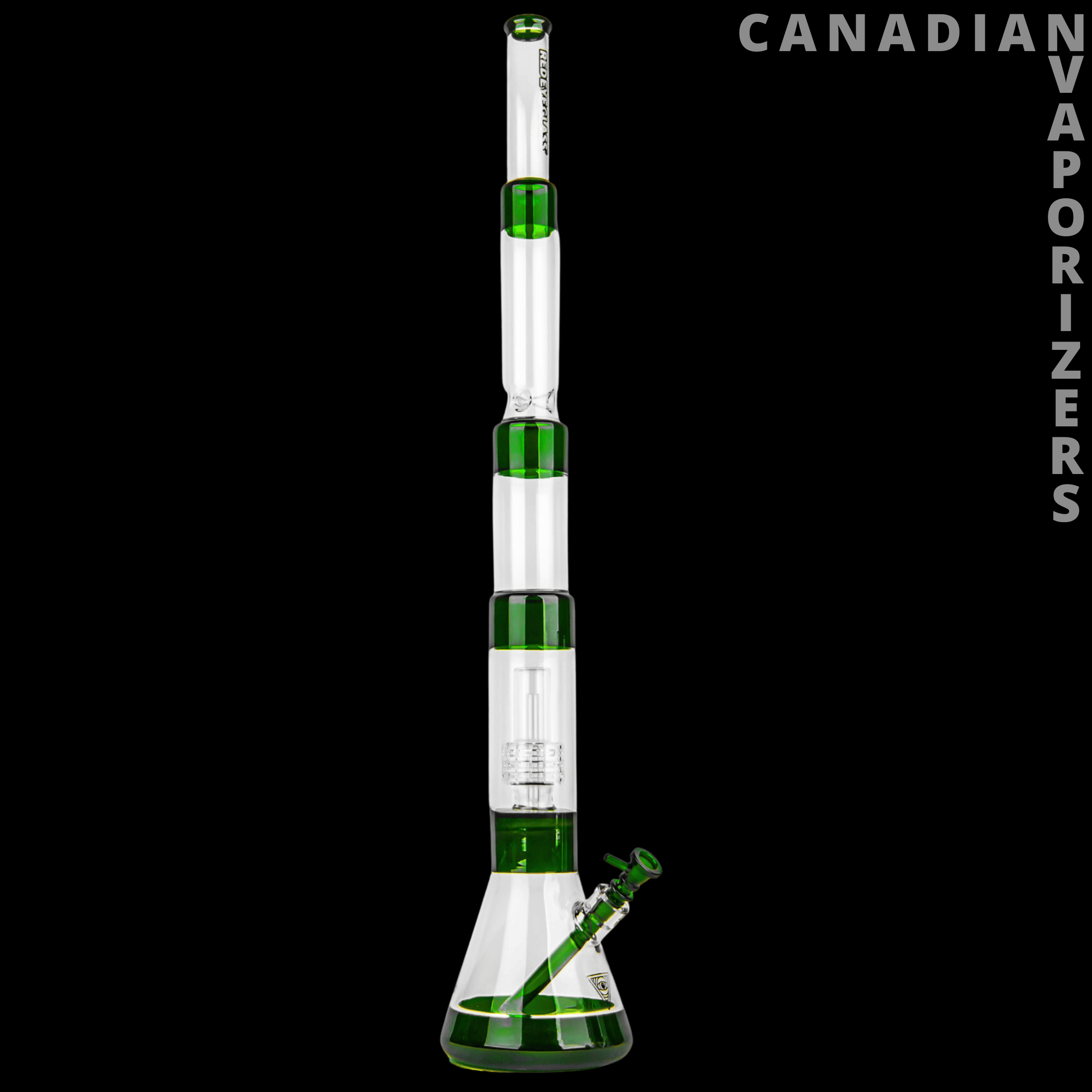 Red Eye Glass | 36" Dual Chamber Step Down Beaker Tube - Canadian Vaporizers