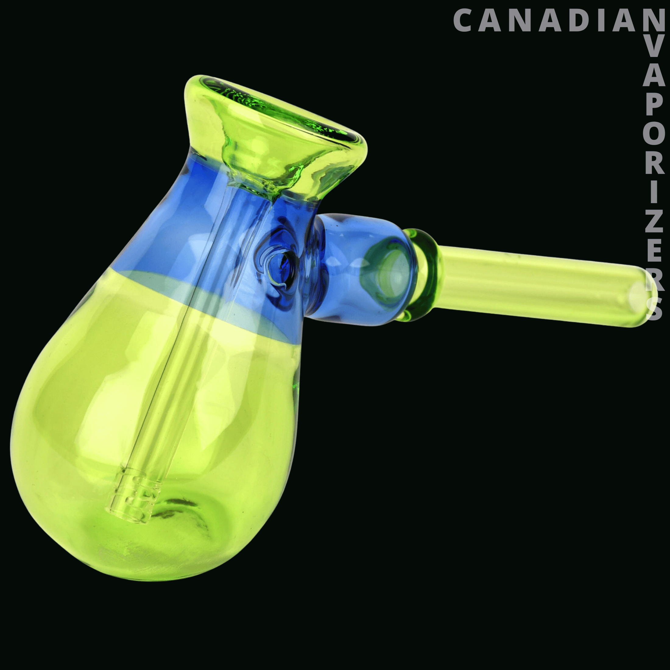 Red Eye Glass 4.5" Colour Blocked Hammer Bubbler - Canadian Vaporizers