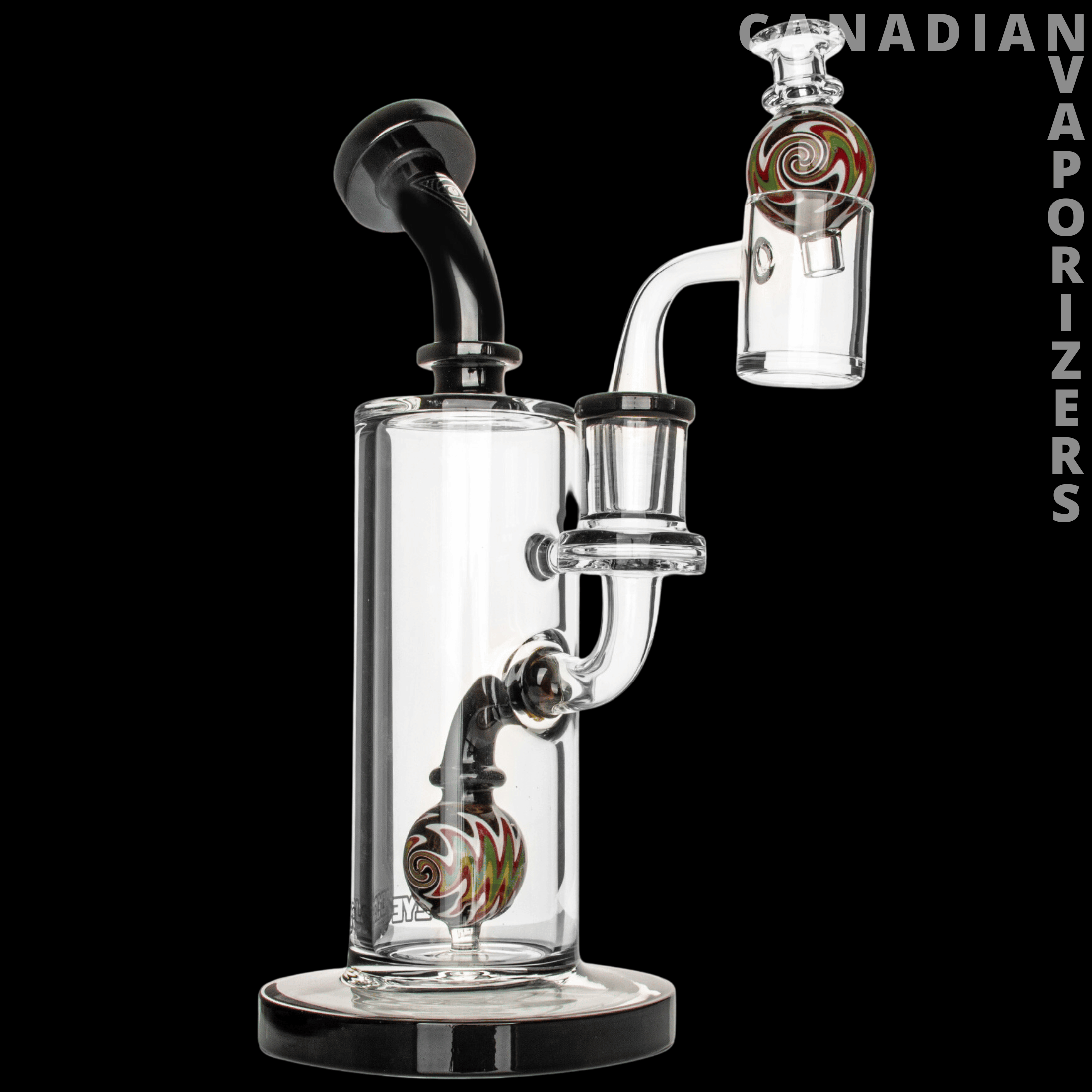 Red Eye Glass 8" Pulse Concentrate Rig Set - Canadian Vaporizers